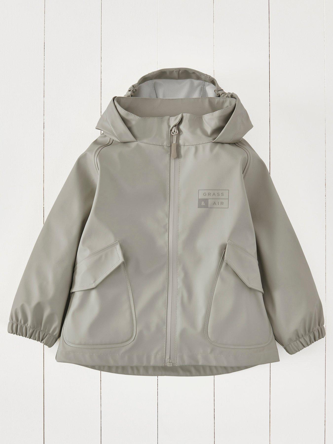 Grass & Air Infant/ Junior Rainster Jacket - Grey