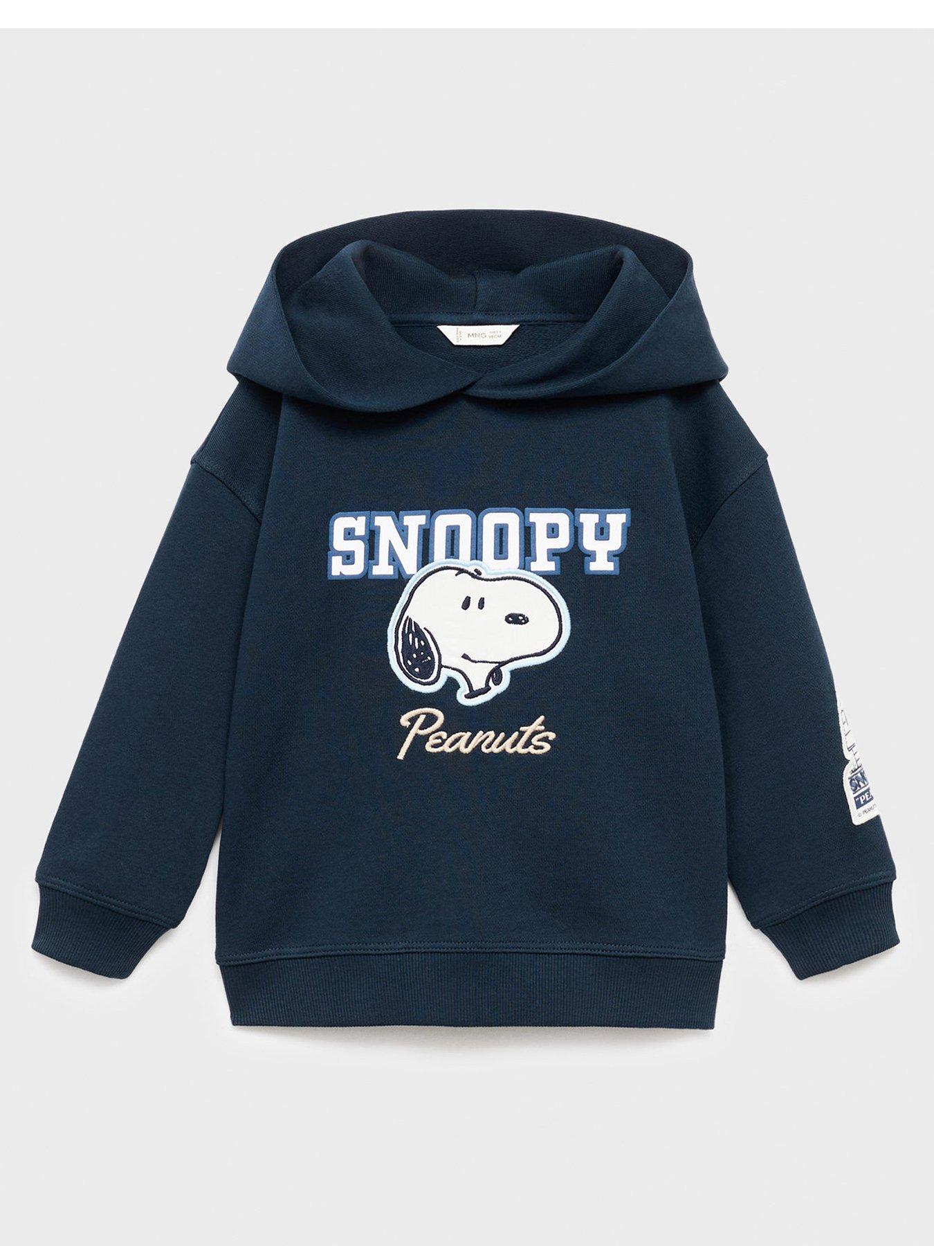 undefined Younger Boys Snoopy Co-Ord Hoody - Navy