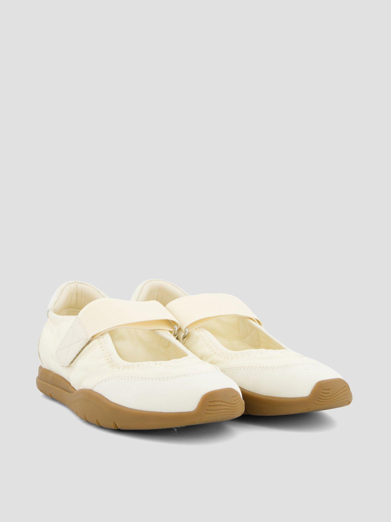 Image 6 of 7 of The Very Collection Ballet Trainer&nbsp;- Cream