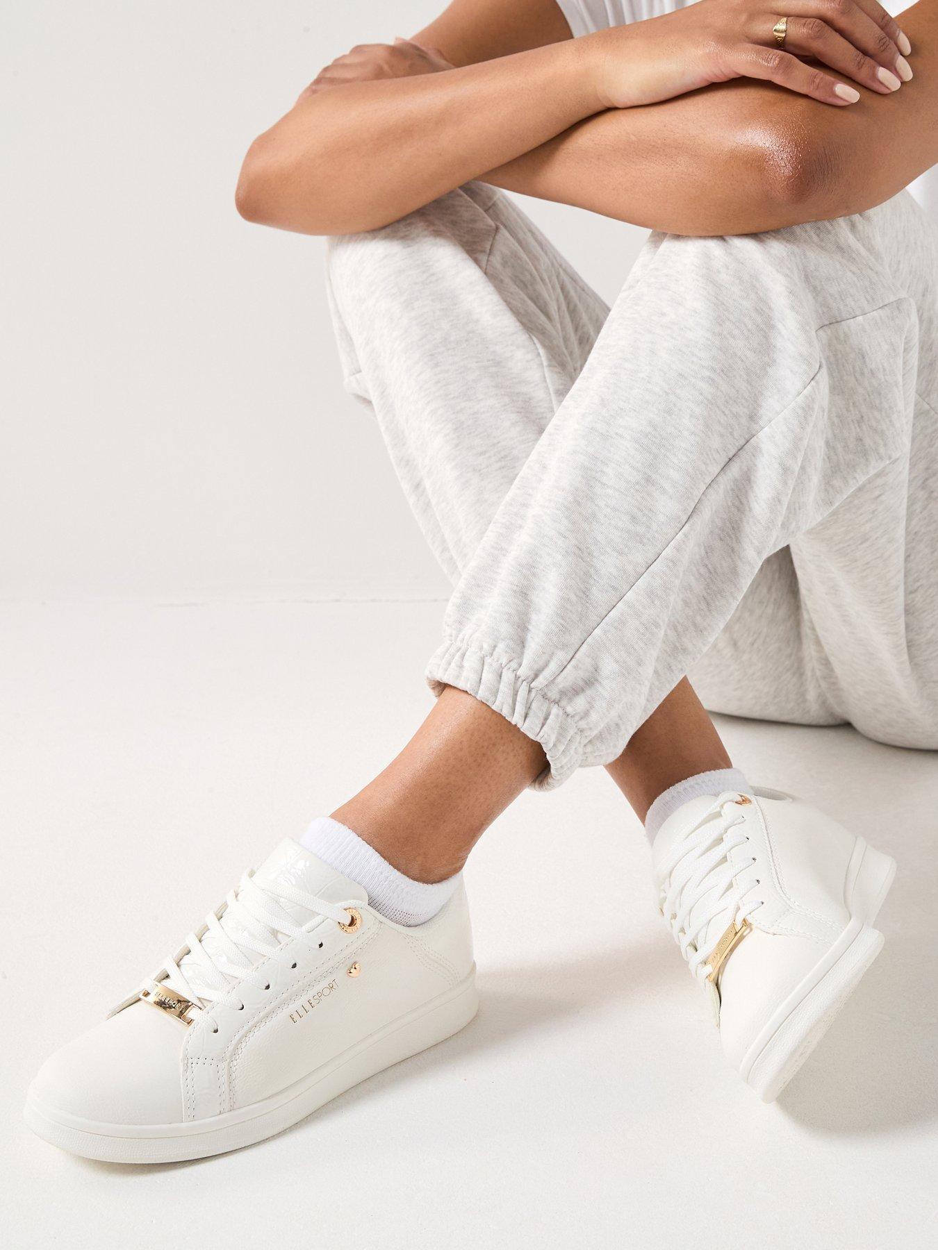 Elle Sport Elle Sports Lace Up Trainer - White