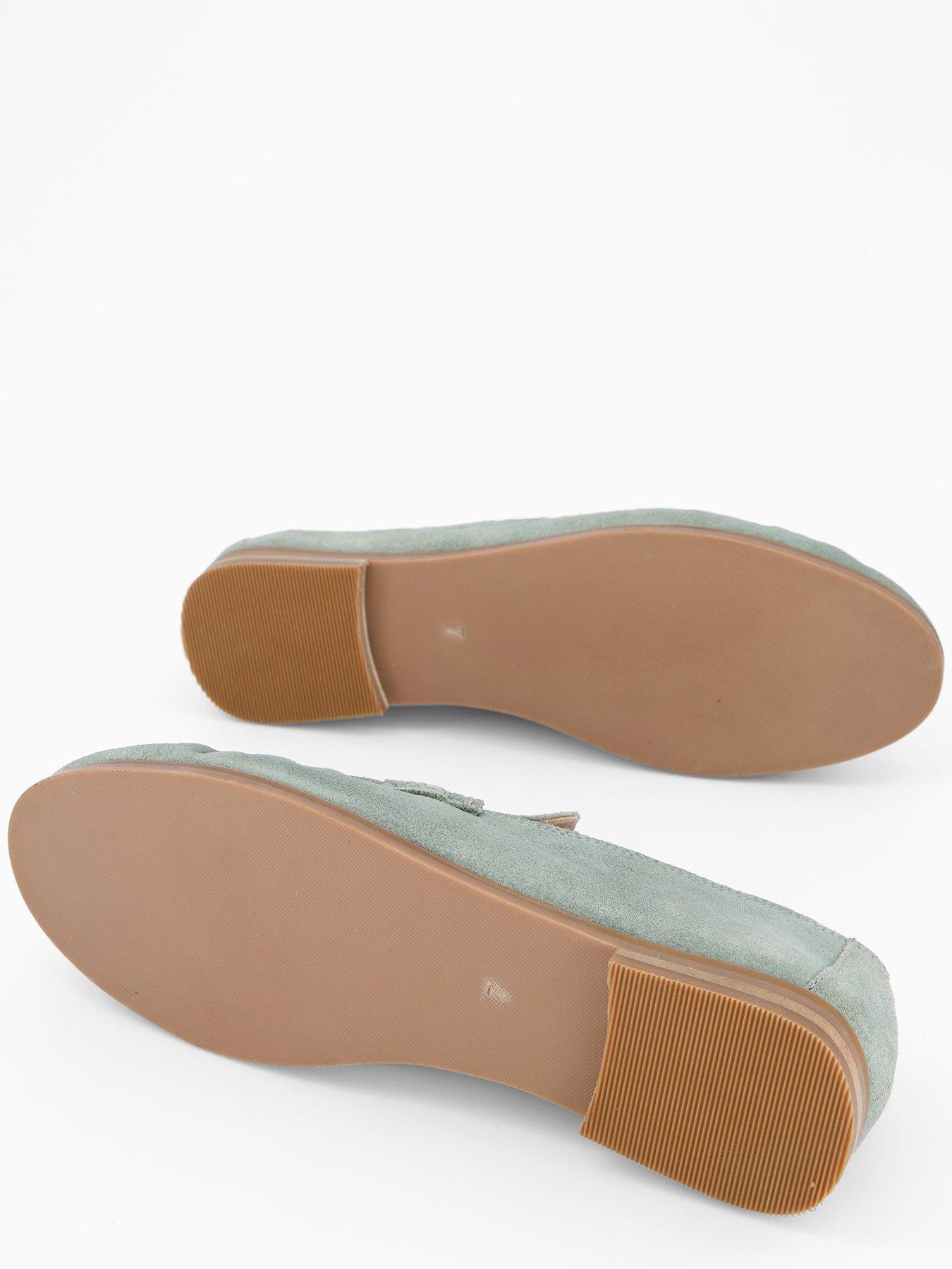 Image 4 of 7 of The Very Collection Real Suede Loafer Shoe - Blue