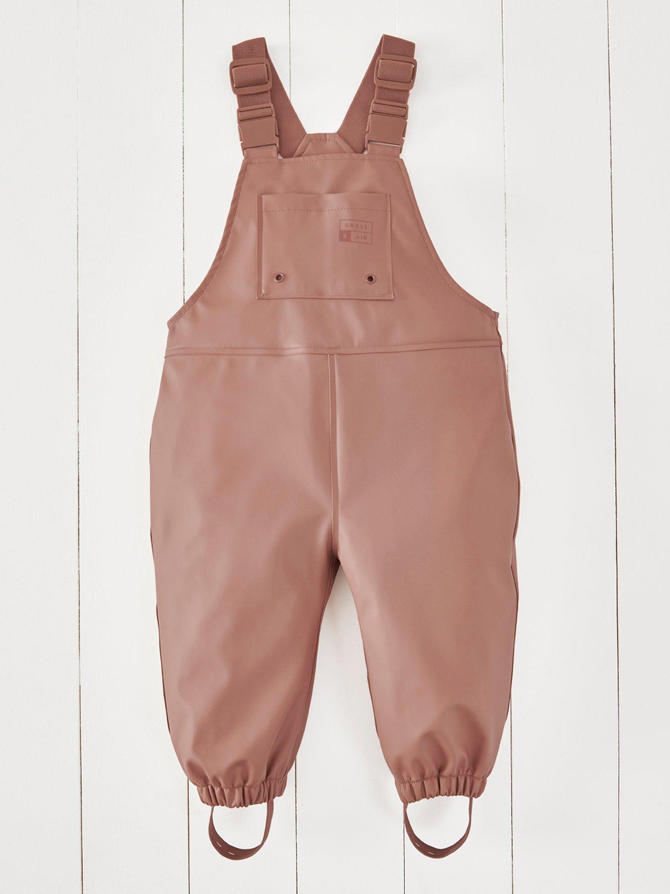 Grass & Air Infant/ Junior Rainster Dungaree, Pink, Size 18-24 Months