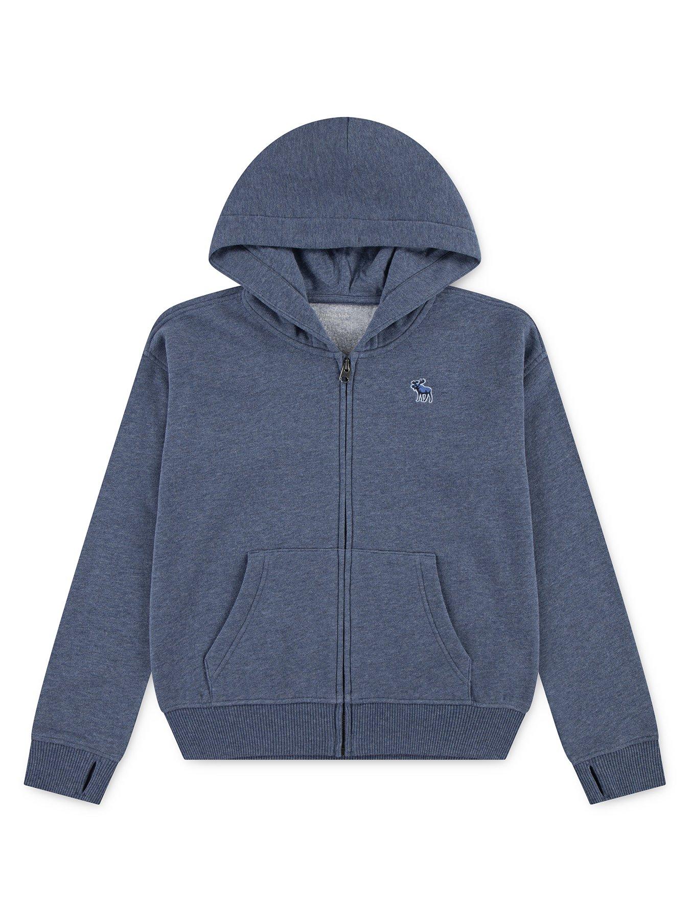 undefined Boys Essentials Full Zip Hoodie - Blue