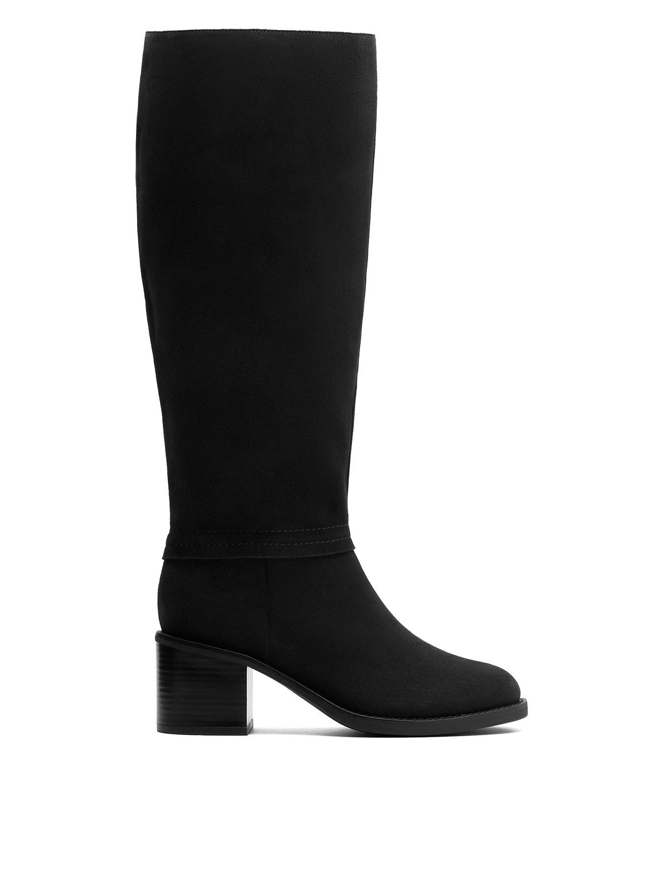 Clarks Chamberly Hi Knee Boots - Black