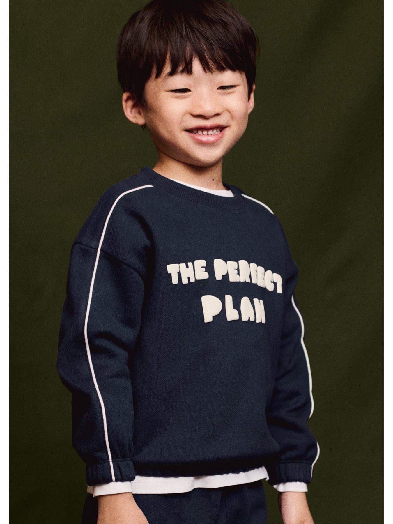 Mango Younger Boys Perfect Plan Co-Ord Sweat - Navy