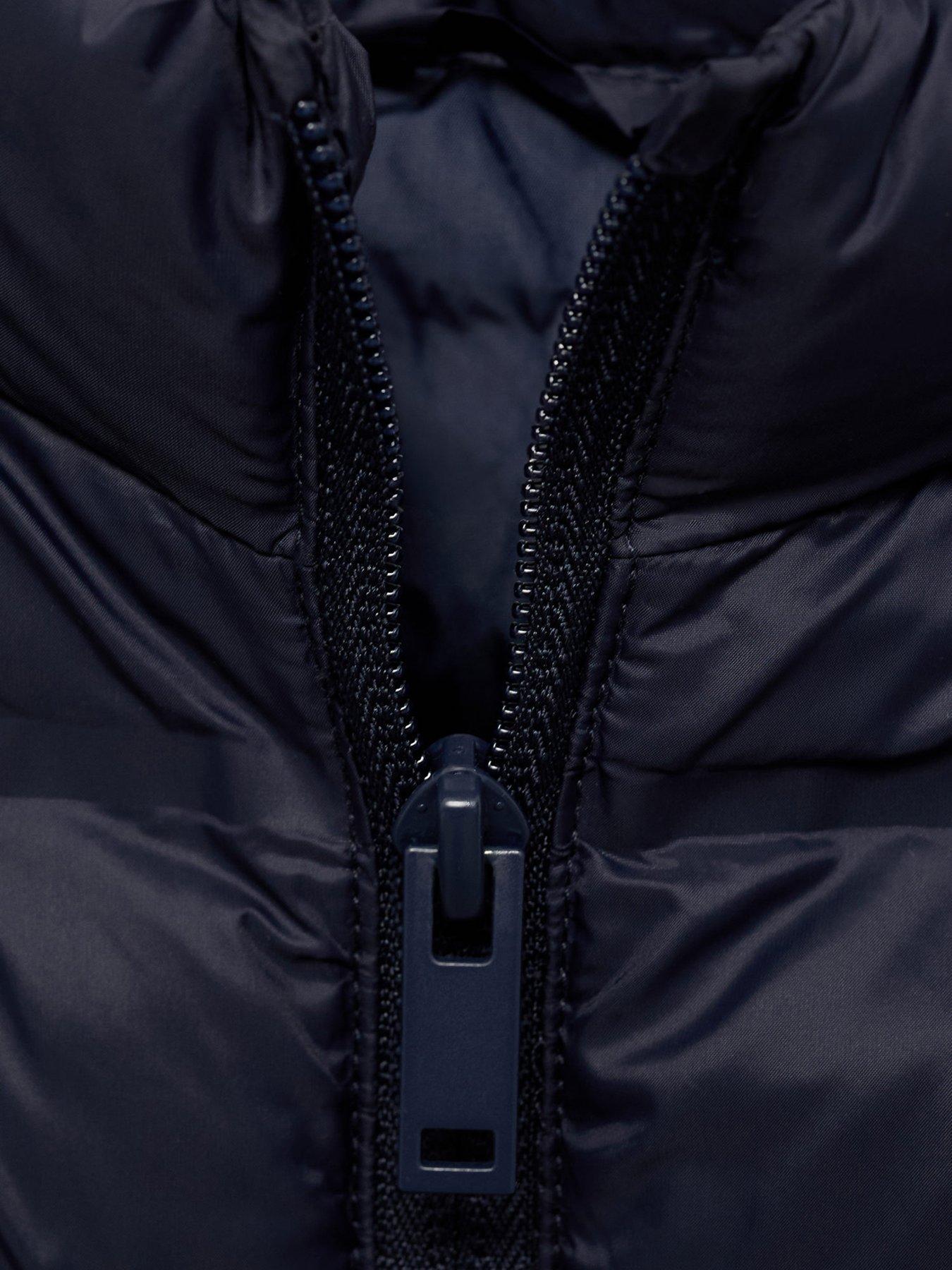 Image 4 of 4 of Mango Younger Boys Padded Coat - Navy