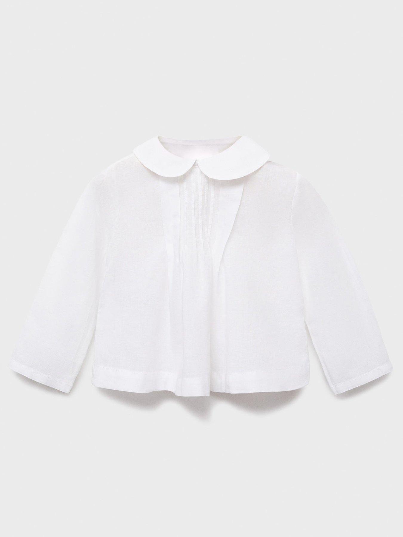 undefined Baby Girls Long Sleeve Blouse - White