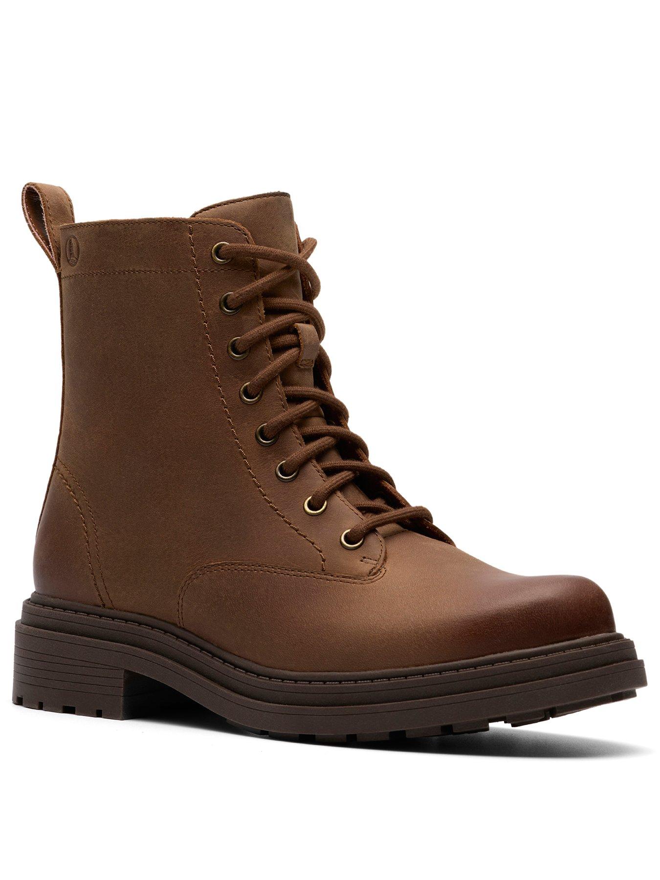 Image 2 of 6 of Clarks Wide Fit Orinoco3 Style Ankle Boots - Brown