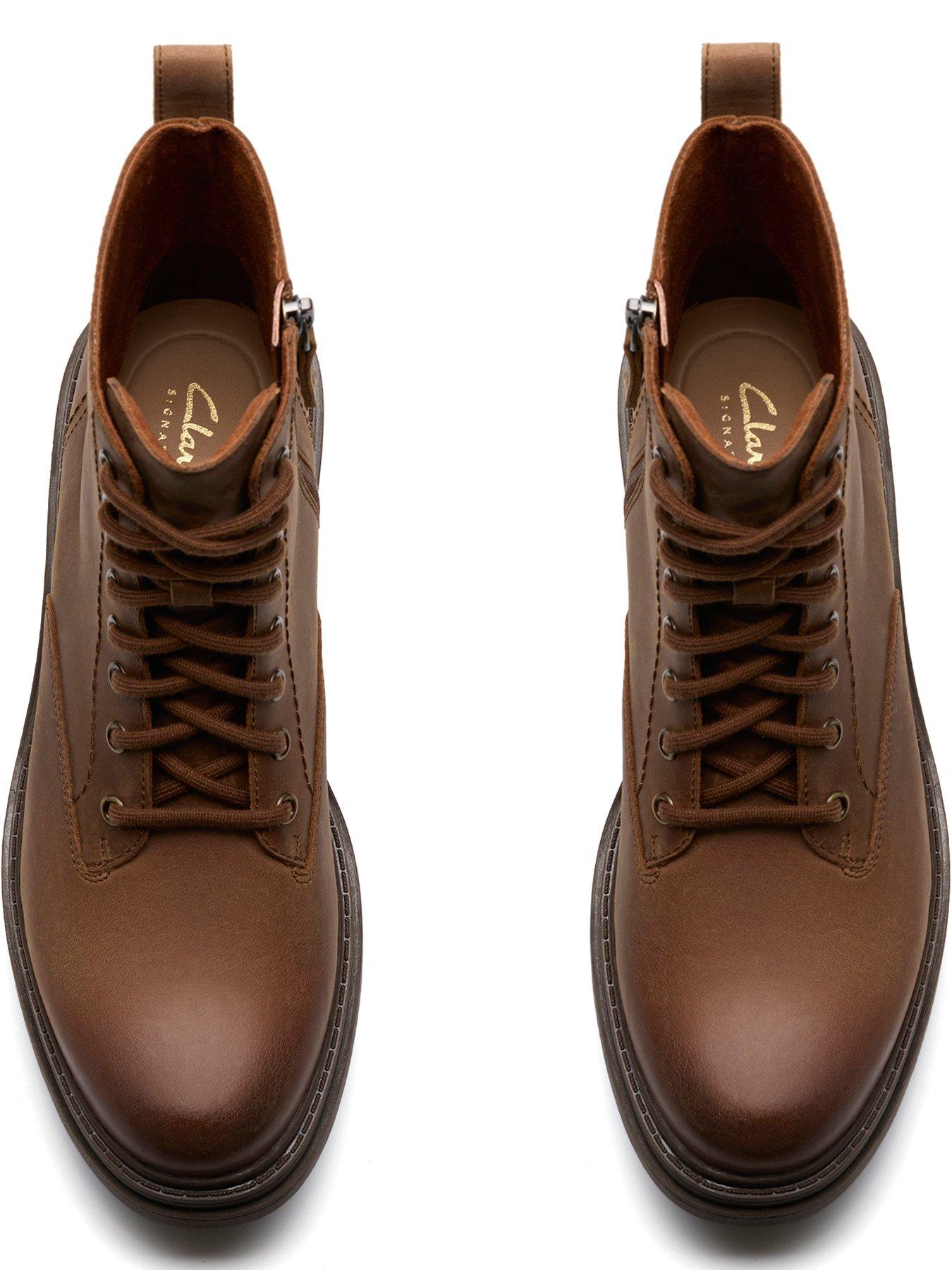 Image 4 of 6 of Clarks Wide Fit Orinoco3 Style Ankle Boots - Brown