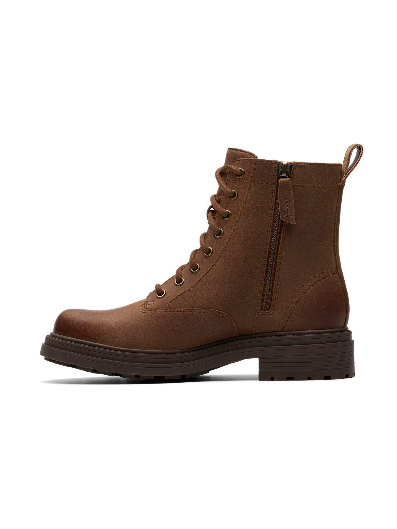 Image 6 of 6 of Clarks Wide Fit Orinoco3 Style Ankle Boots - Brown