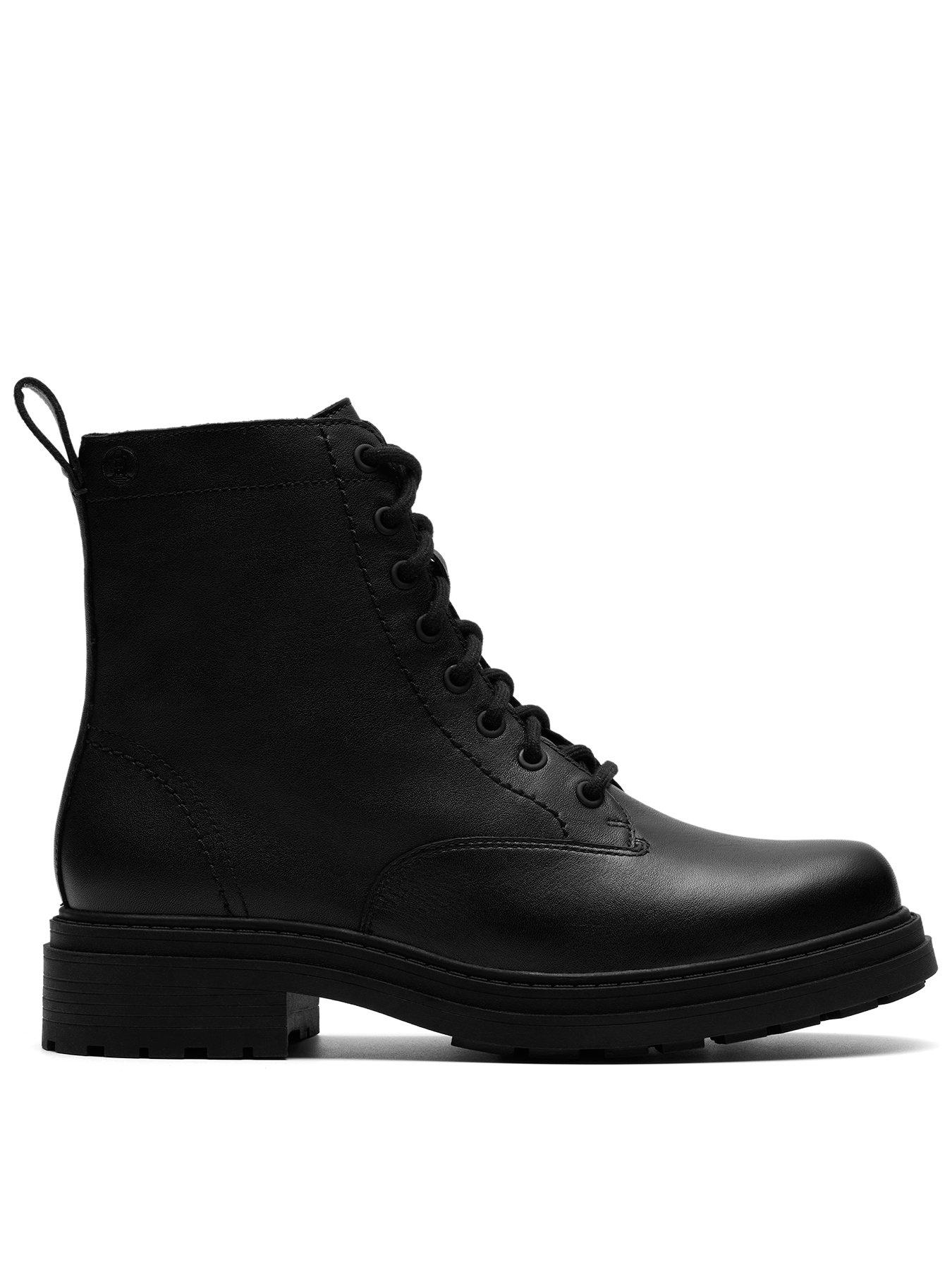 Image 1 of 6 of Clarks Orinoco3 Style Ankle Boots - Black