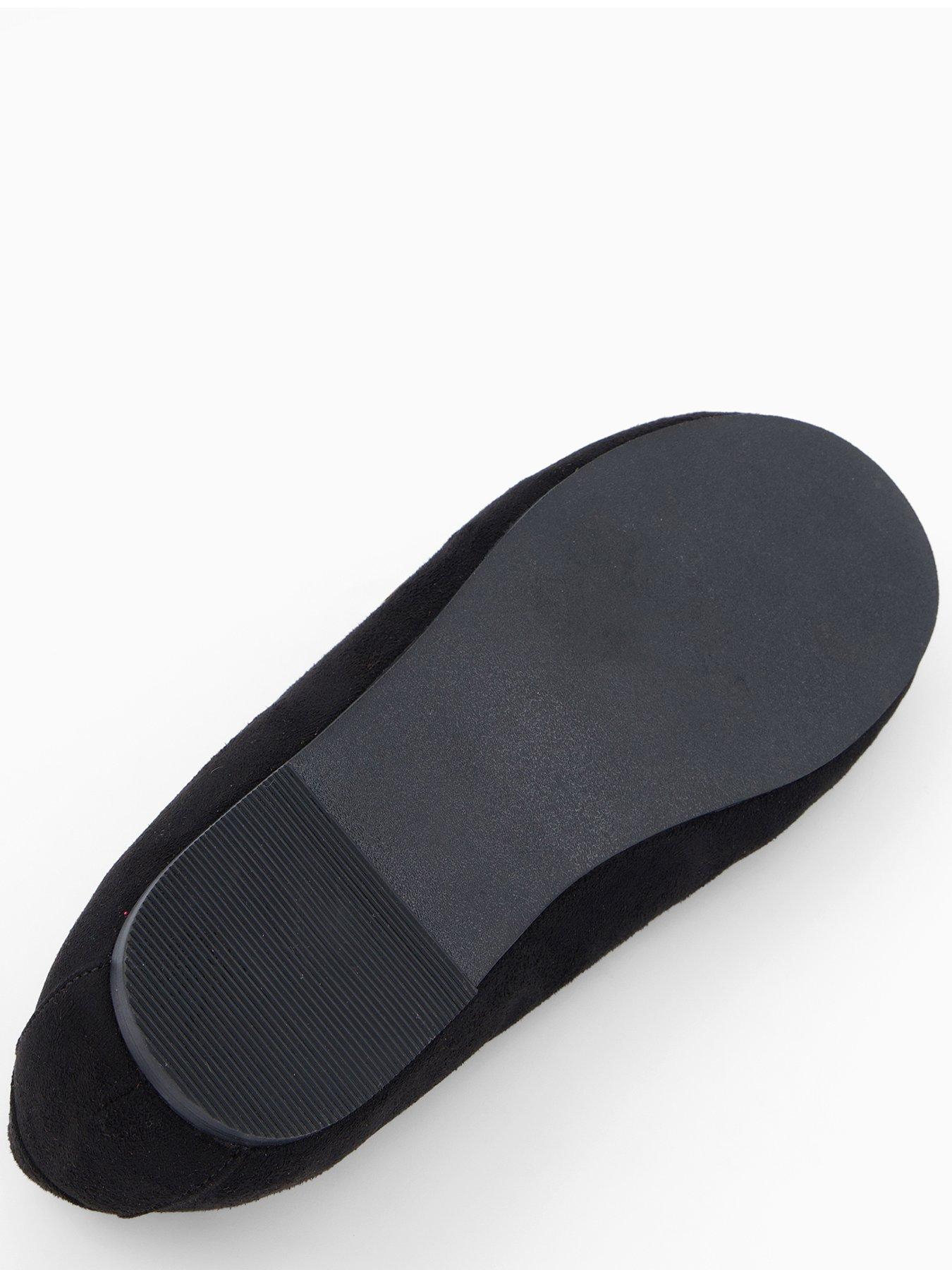 Image 4 of 7 of The Very Collection Extra Wide Fit Boat Shoe - Black