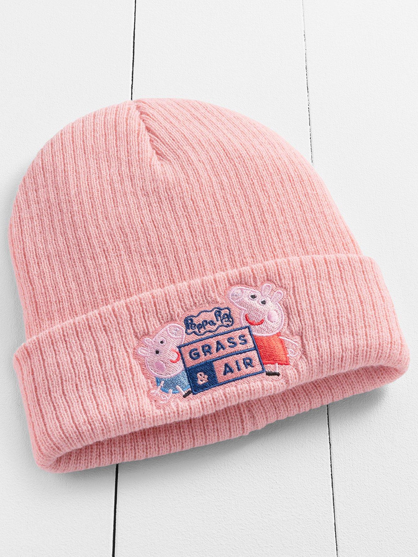 Image 2 of 5 of Grass & Air Infant/ Junior Peppa Pig Lined Beanie - Pink