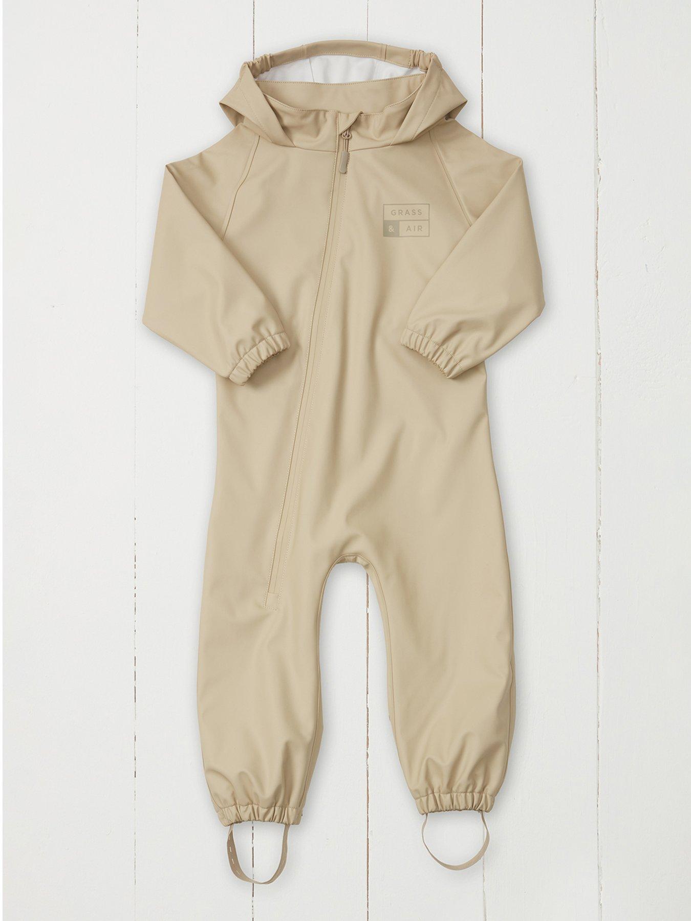 Grass & Air Infant Puddlesuit - Grey
