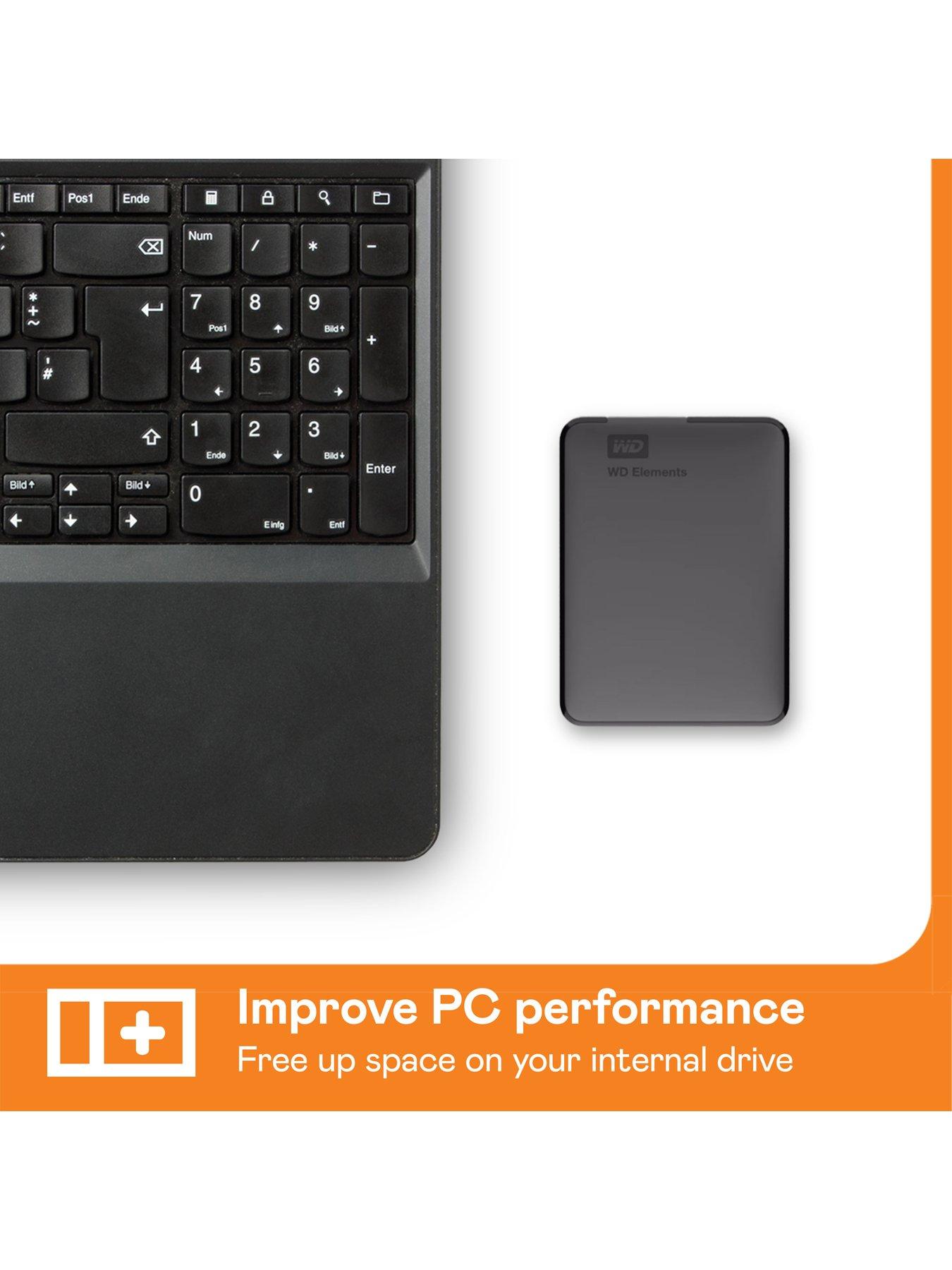 Image 7 of 7 of Western Digital WD Elements Portable External Hard Drive Usb 3.0- 6TB