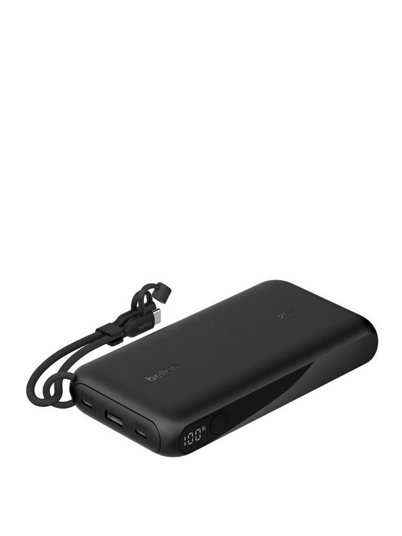 Image 1 of 7 of Belkin Boostcharge Power Bank 20W With Display In Black