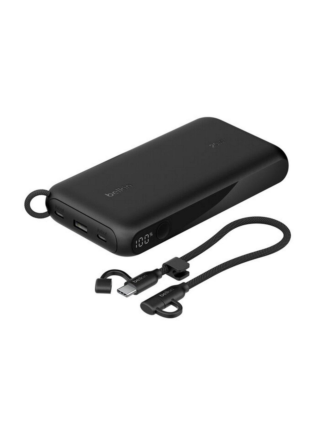 Image 2 of 7 of Belkin Boostcharge Power Bank 20W With Display In Black