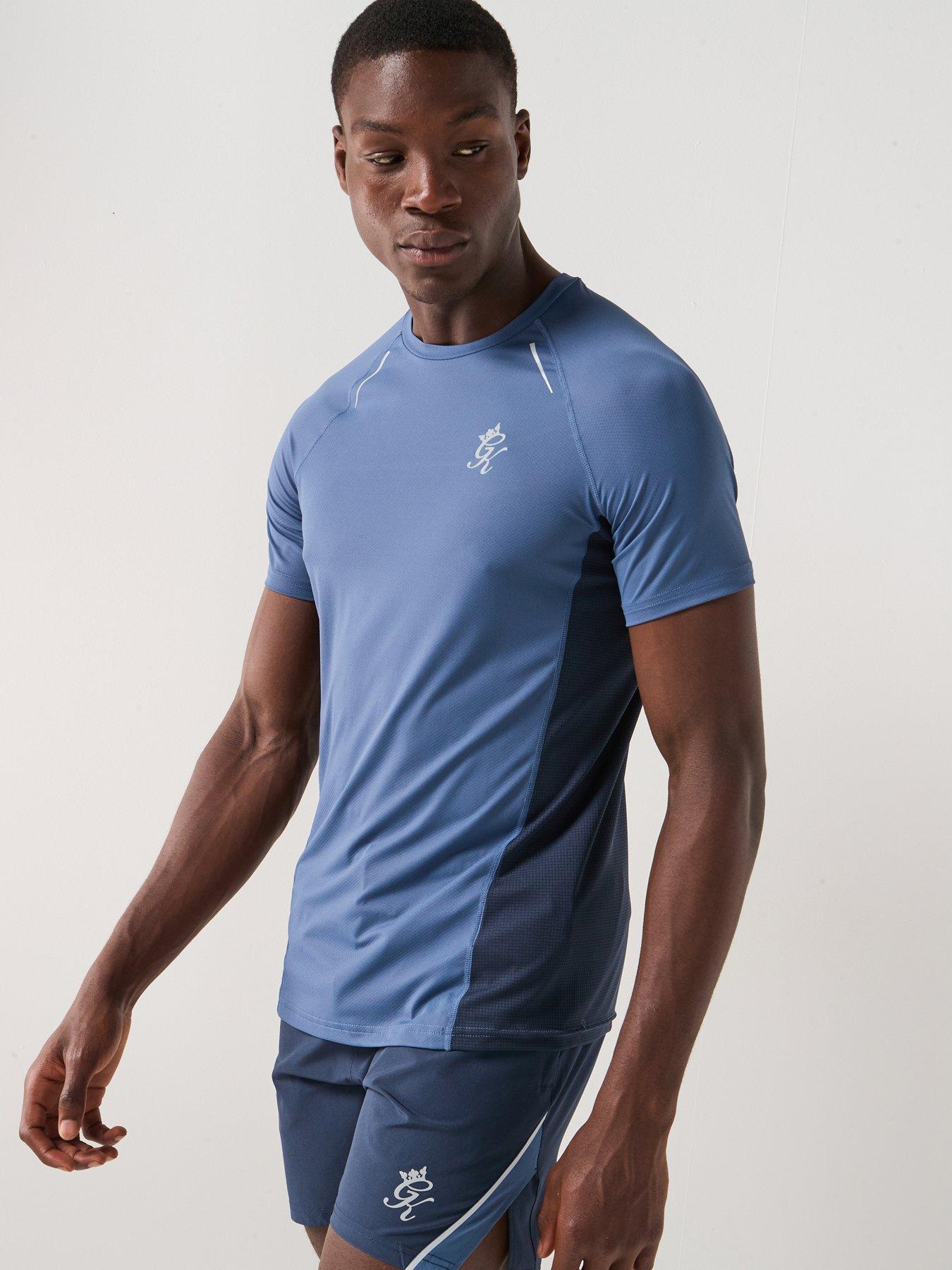 Gym King Mens Flex 20 T-Shirt - Blue