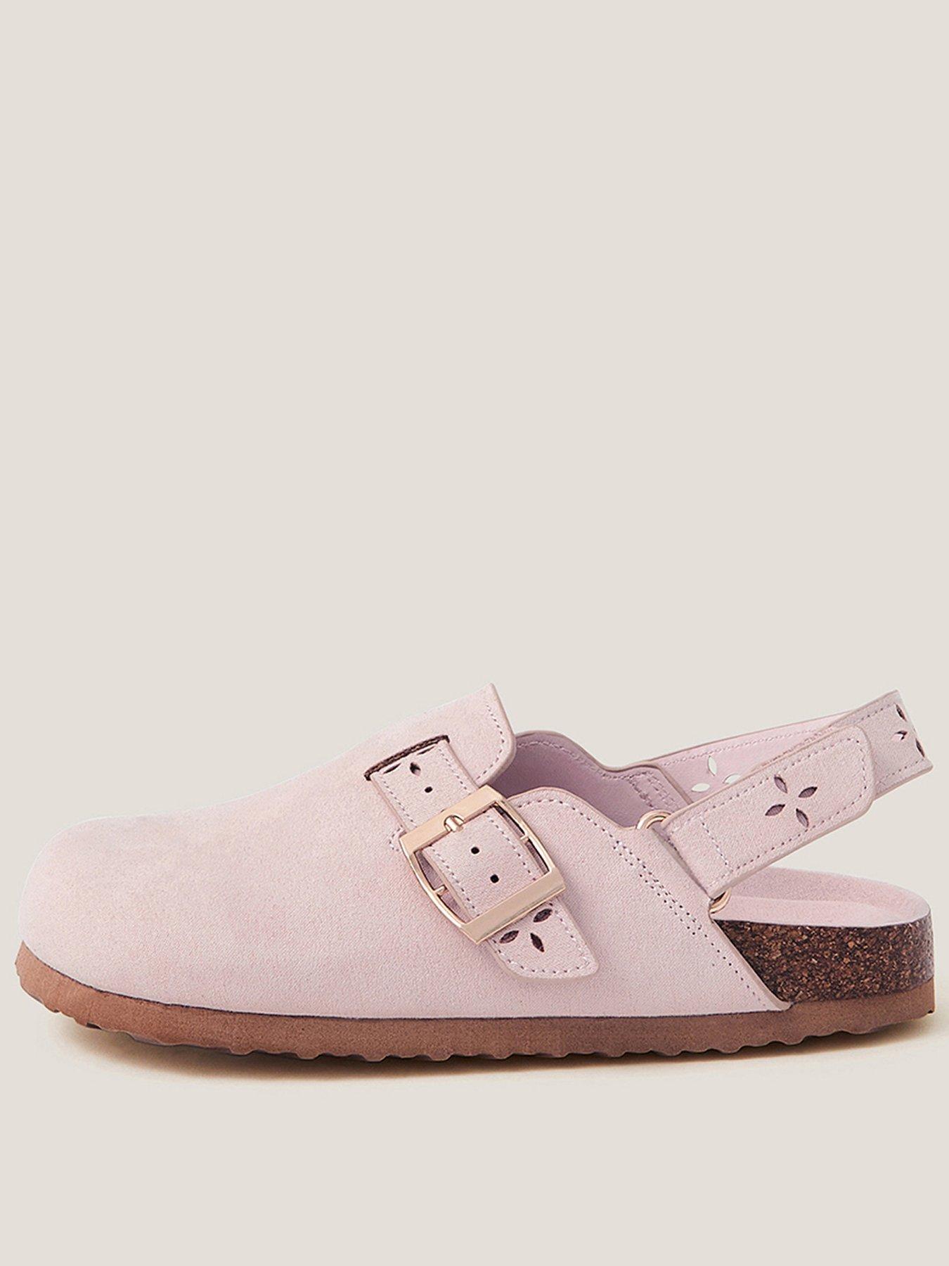 undefined Girls Cutwork Mules - Pink