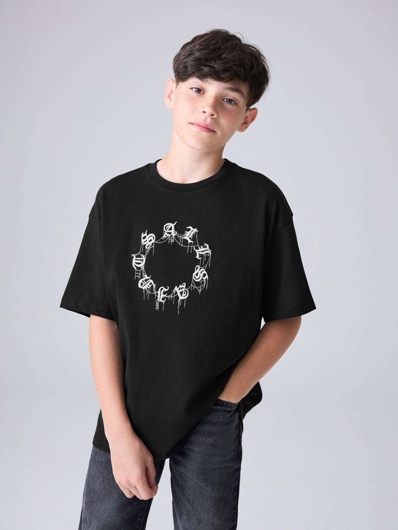 smALLSAINTS Boys Tierra T-Shirt - Black