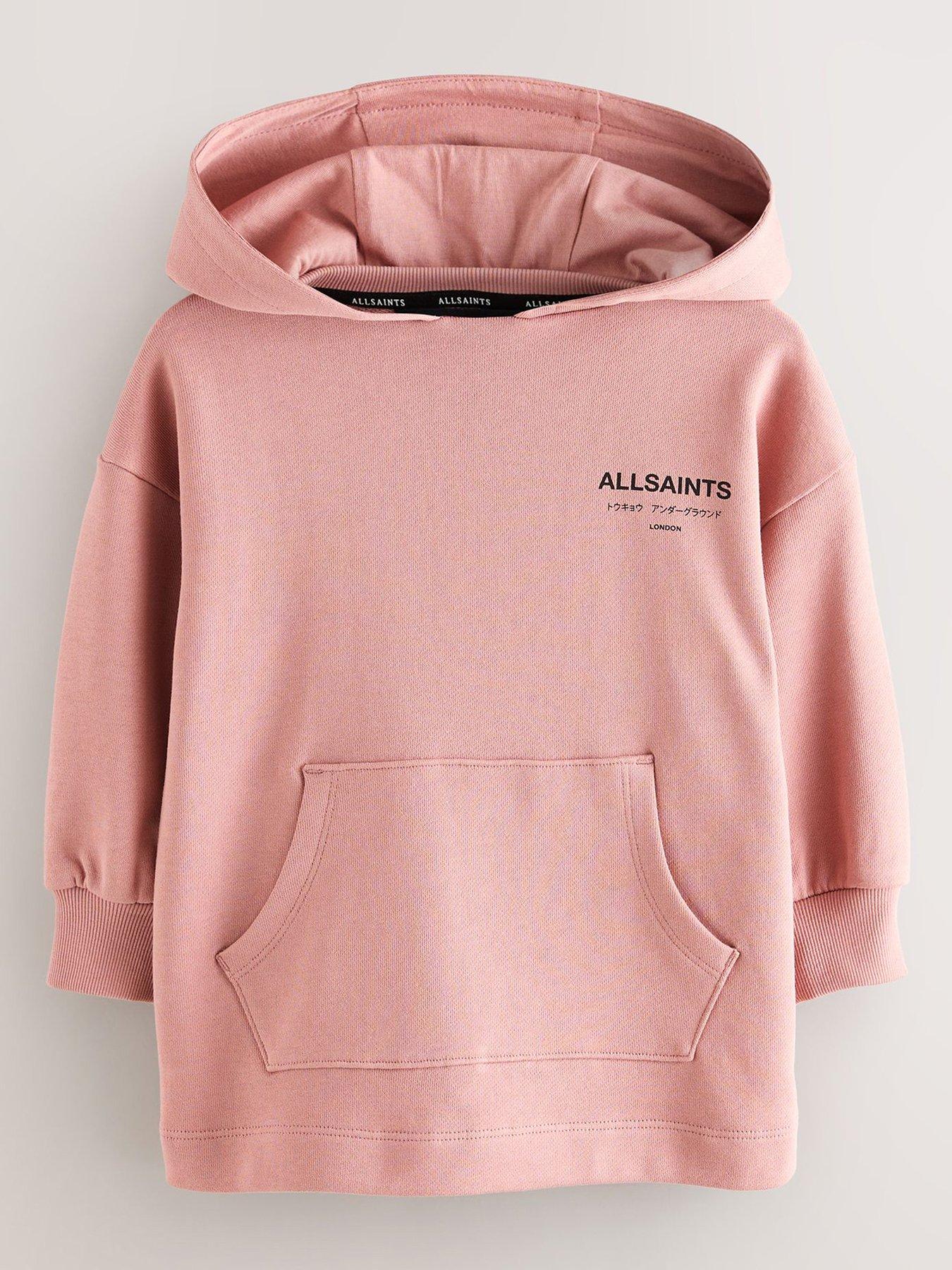 undefined Girls Underground Hoodie Dress - Pink
