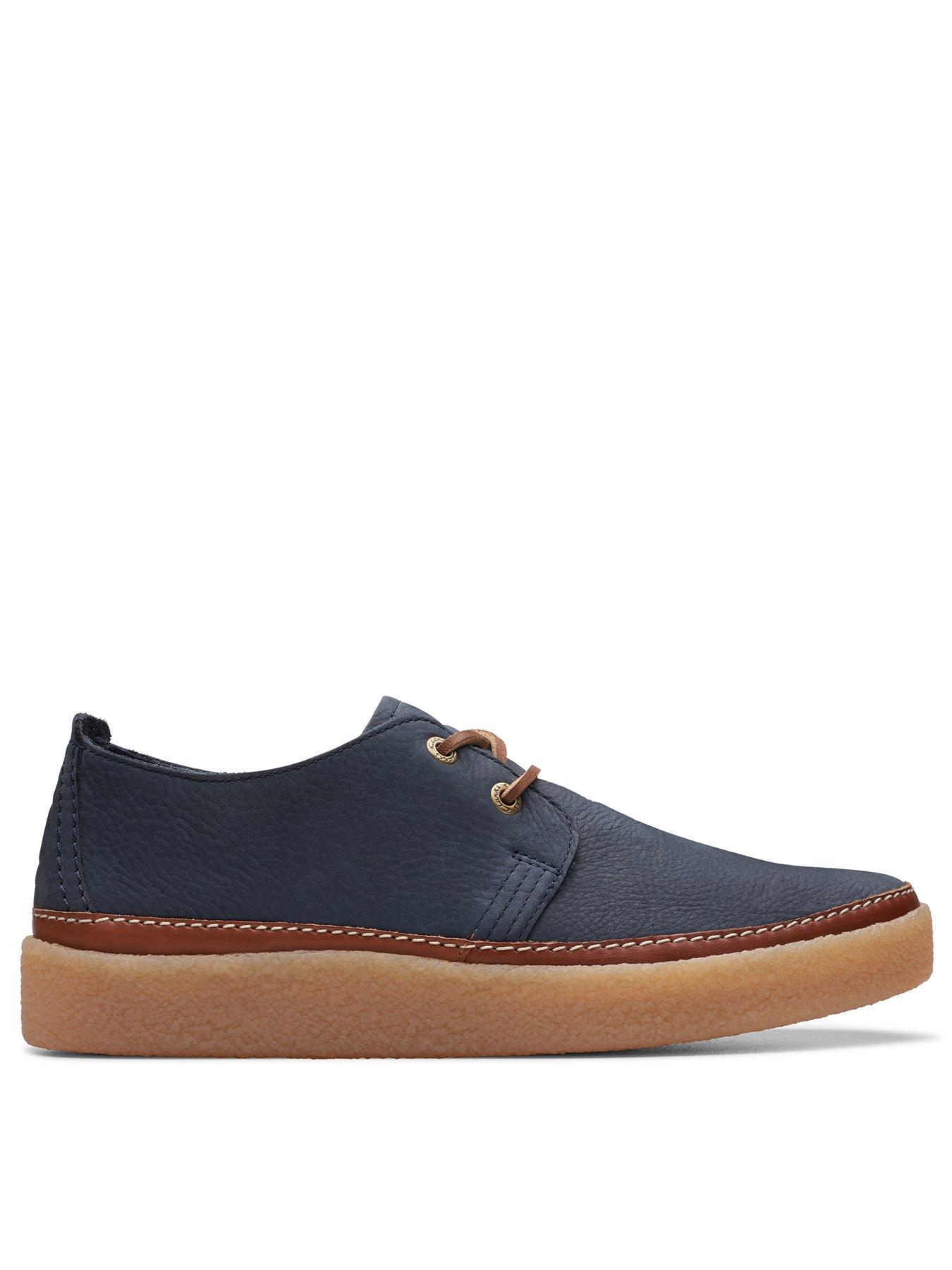 undefined Clarkwood Low Suede Lace Up Shoes - Navy