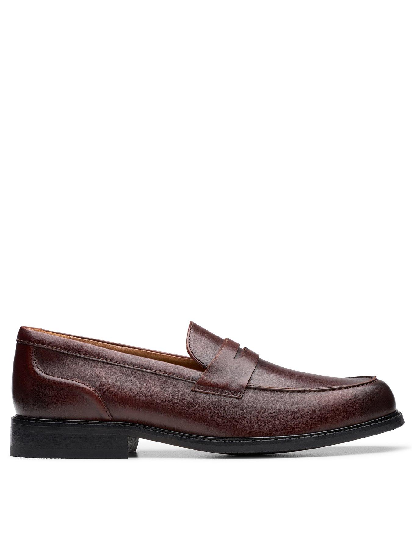 Clarks Craft Arlo Lo Leather Loafers Brown Very
