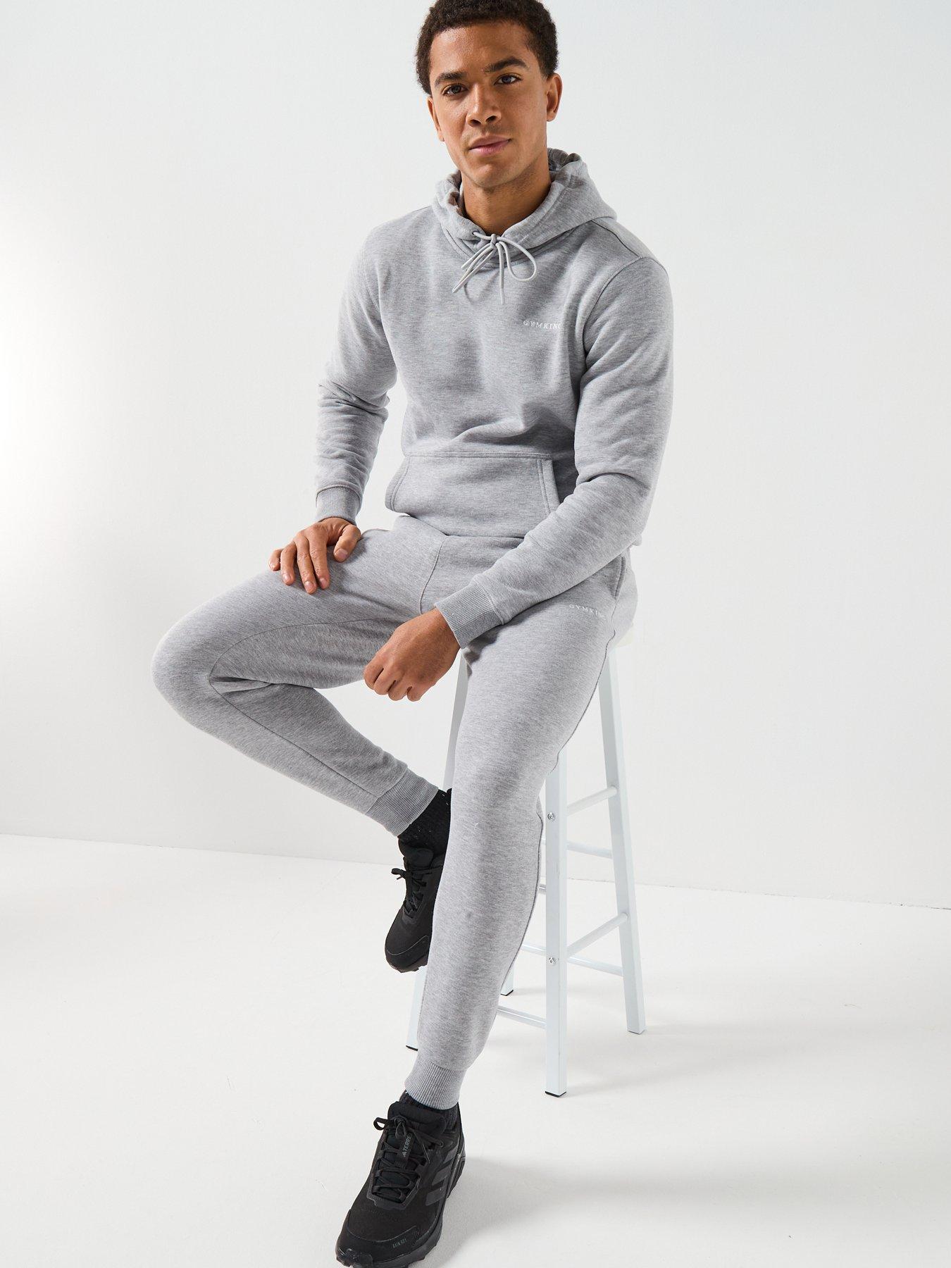 Image 6 of 6 of Gym King Mens Fundamental Linear Jogger - White