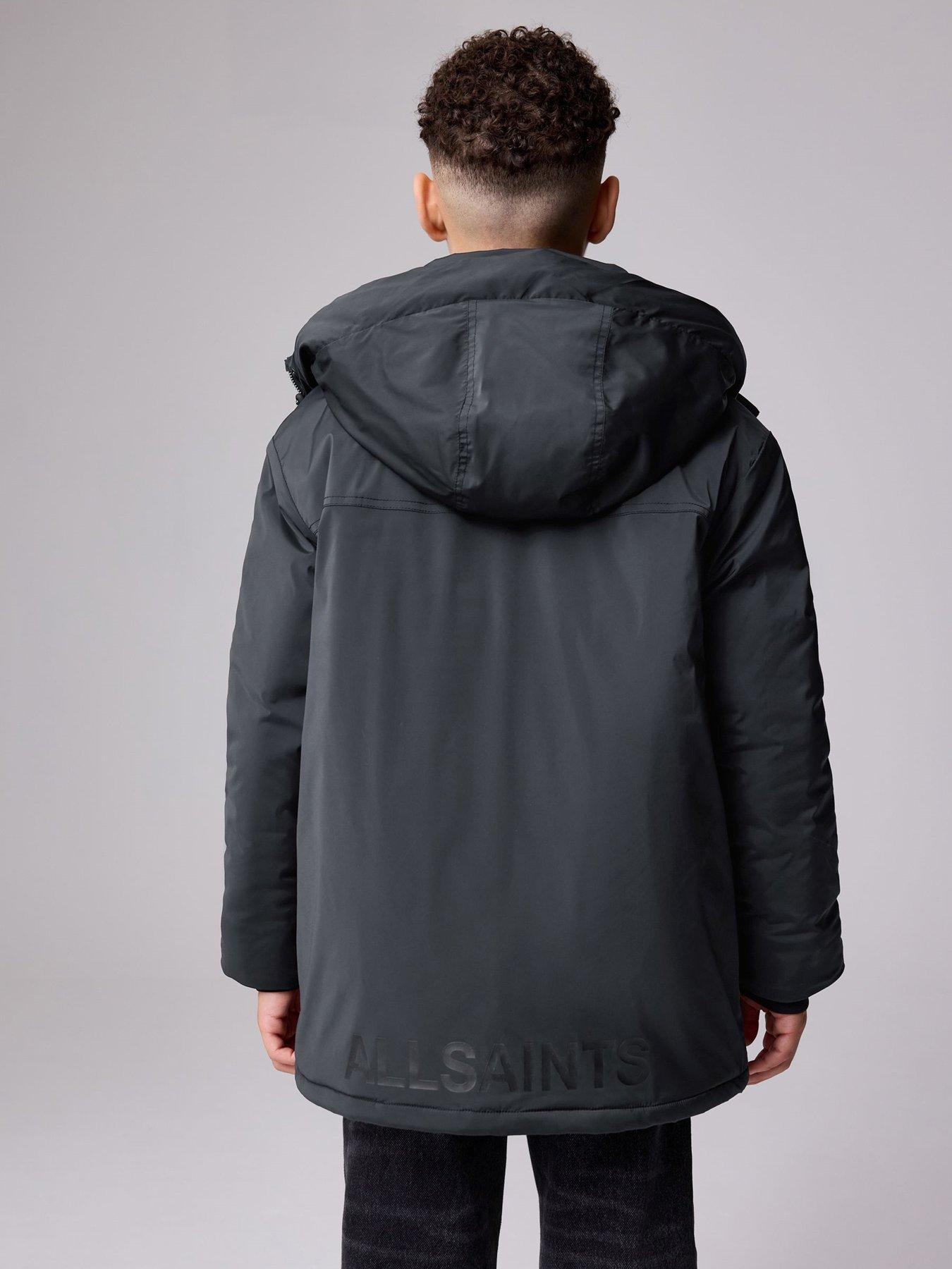 smALLSAINTS Boys Duffle Padded Coat Black Very
