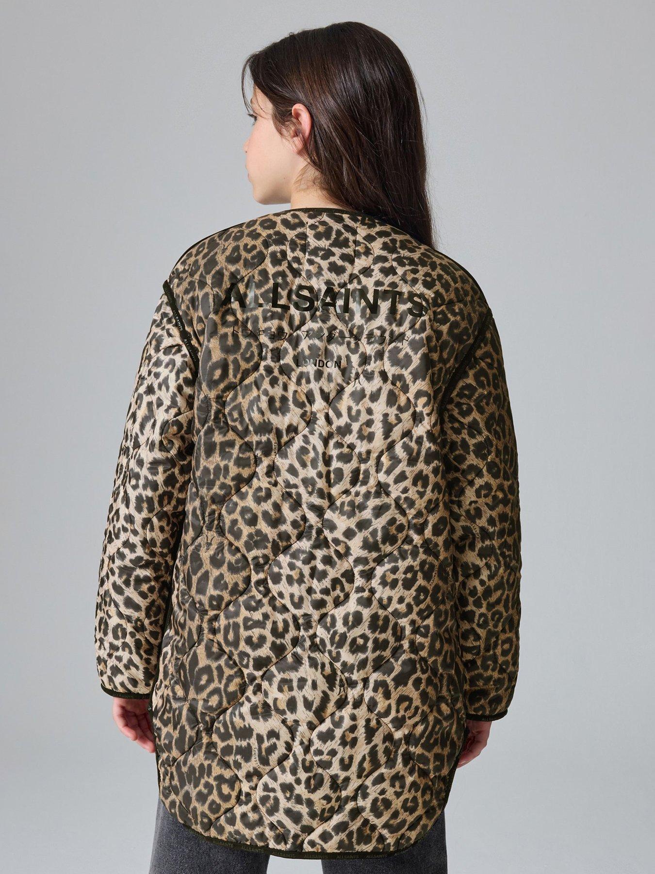 Image 2 of 6 of smALLSAINTS Girls Leopard Coat - Multi