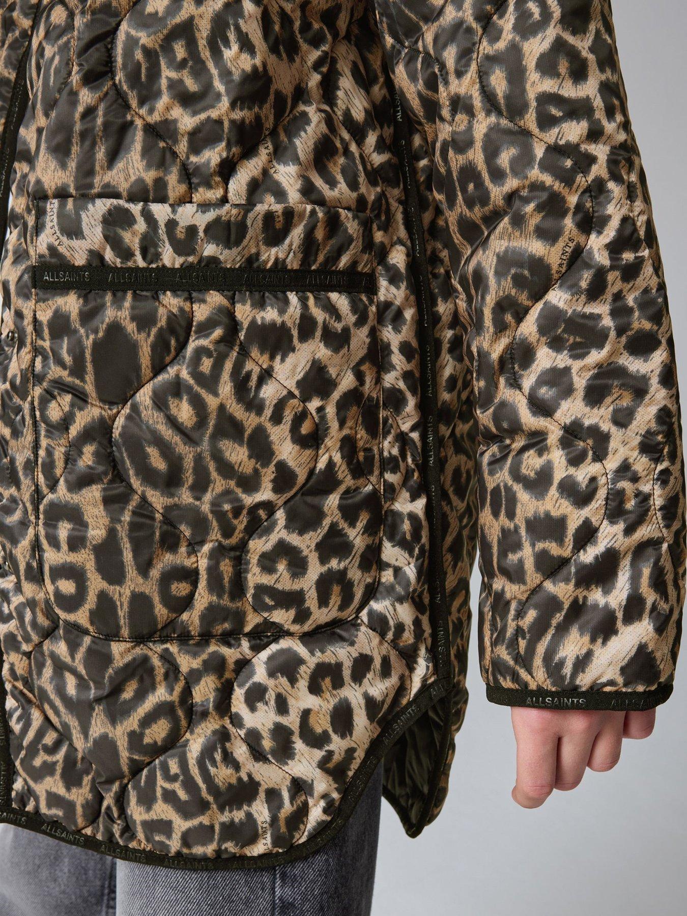 Image 5 of 6 of smALLSAINTS Girls Leopard Coat - Multi