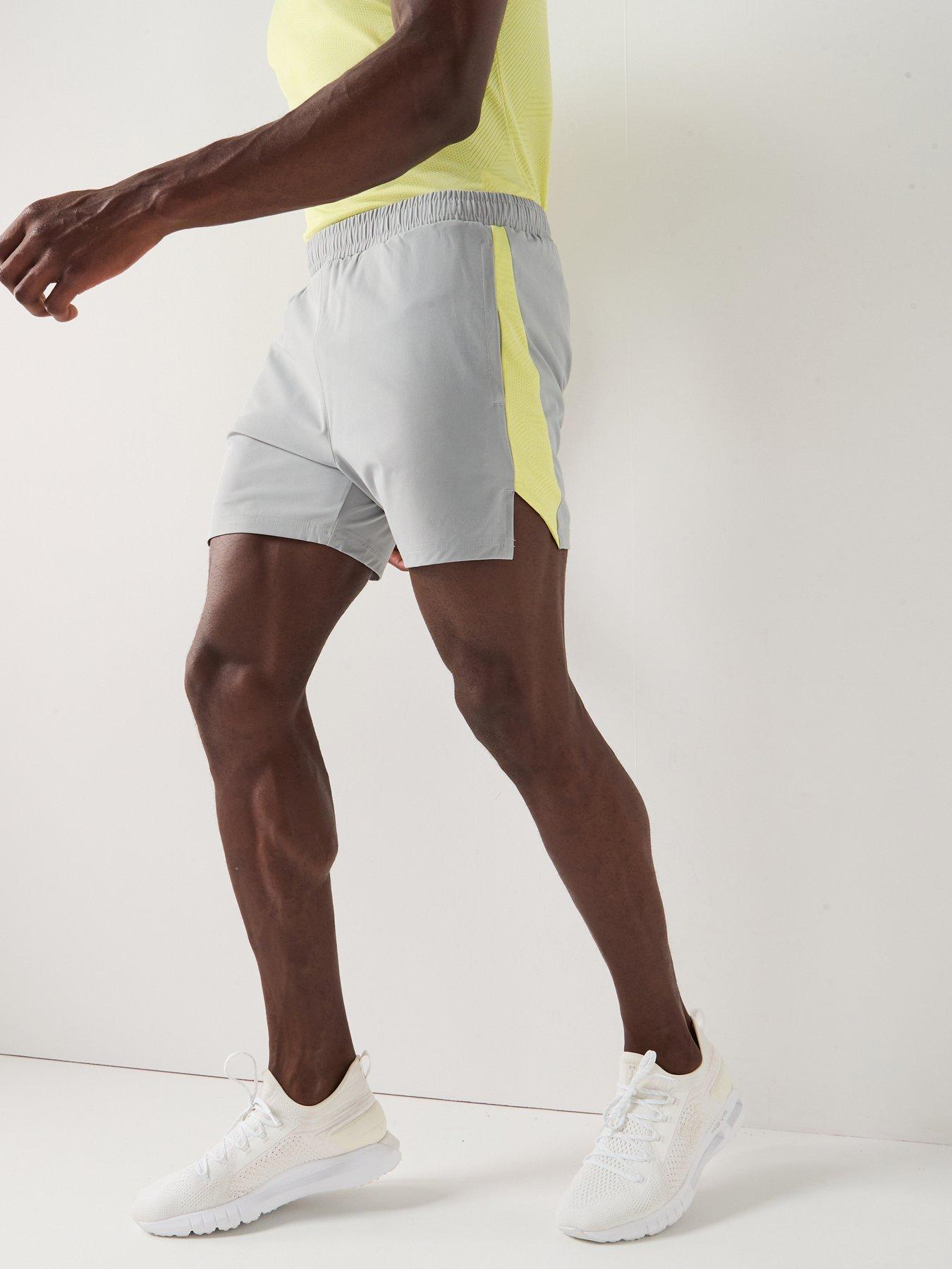 Gym King Men's Geometric Knit Short - Grey