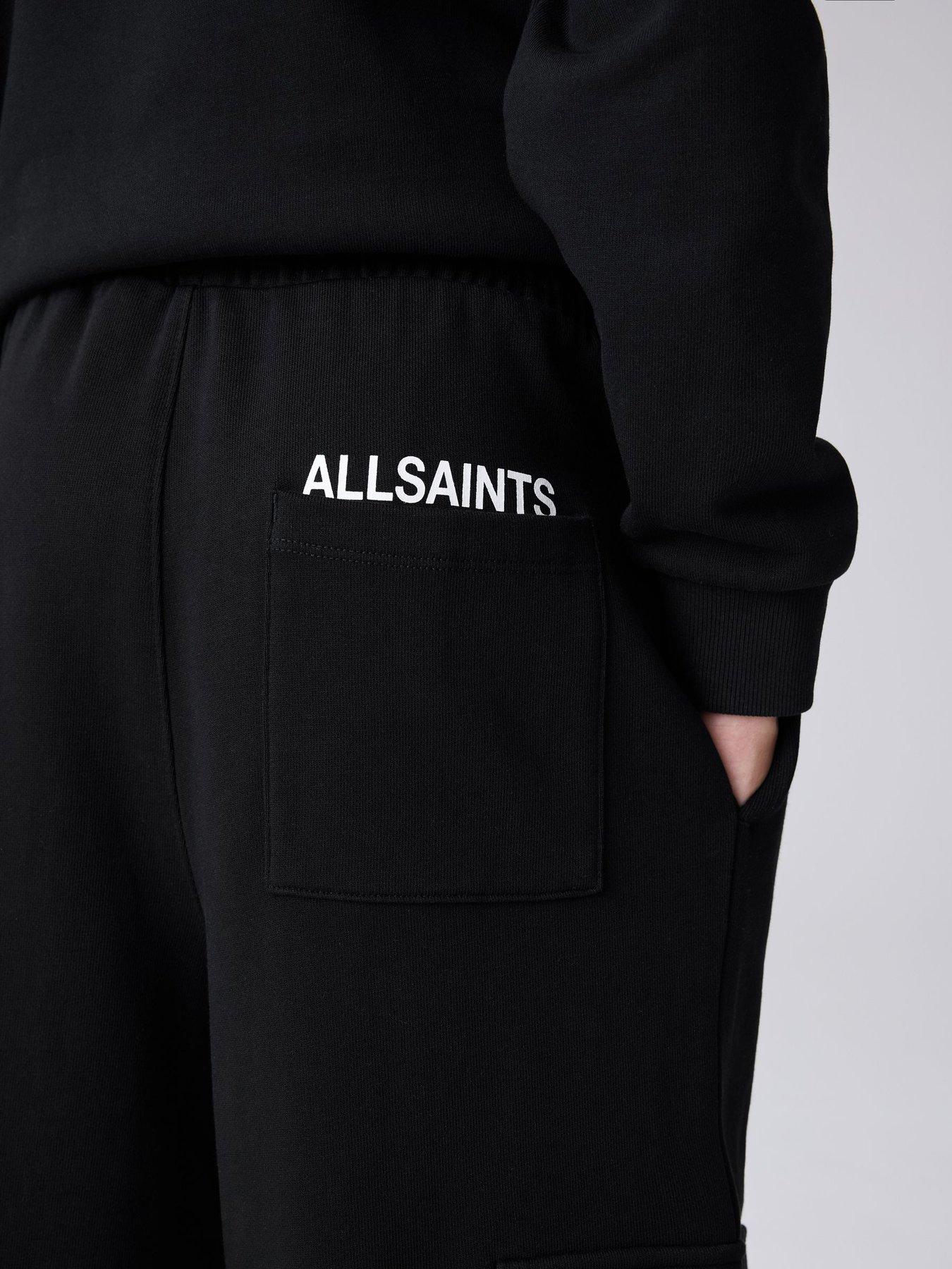 Image 3 of 6 of smALLSAINTS Boys Logo Cargo Joggers - Black