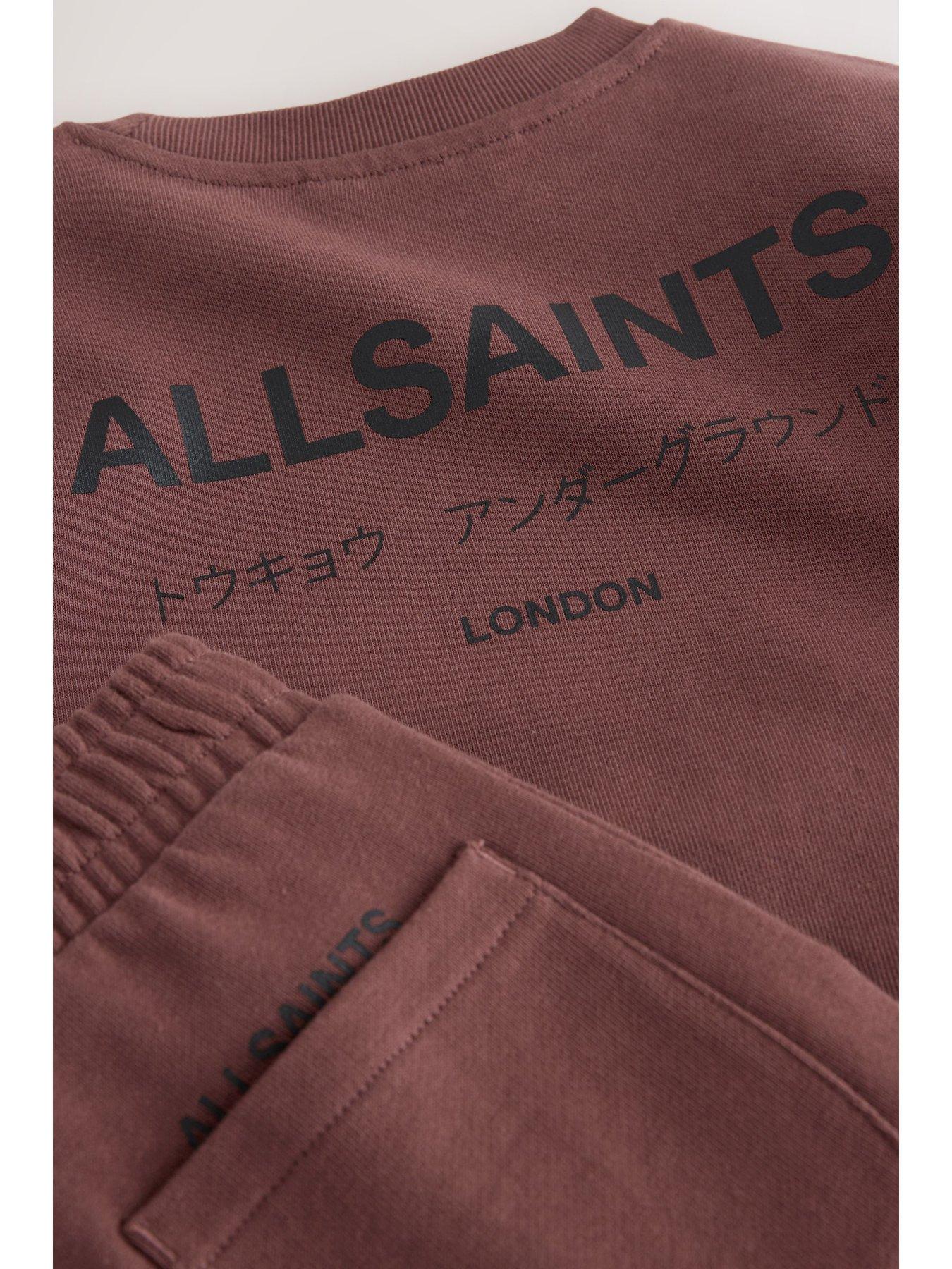 Image 5 of 6 of smALLSAINTS Boys Underground Sweat Set - Dark Red