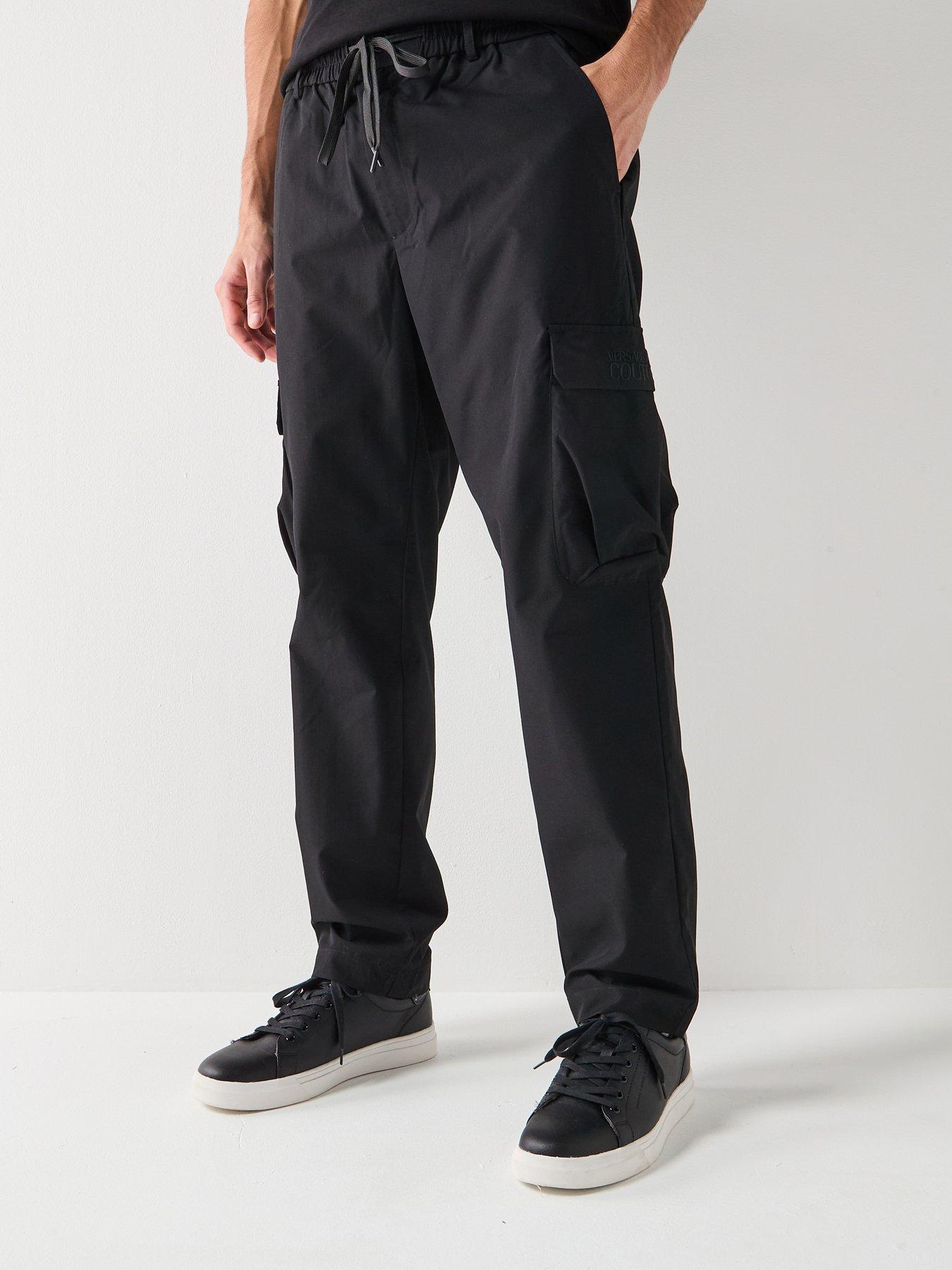 Versace Jeans Couture Versace Jeans Couture Nylon Cargo Pants - Black