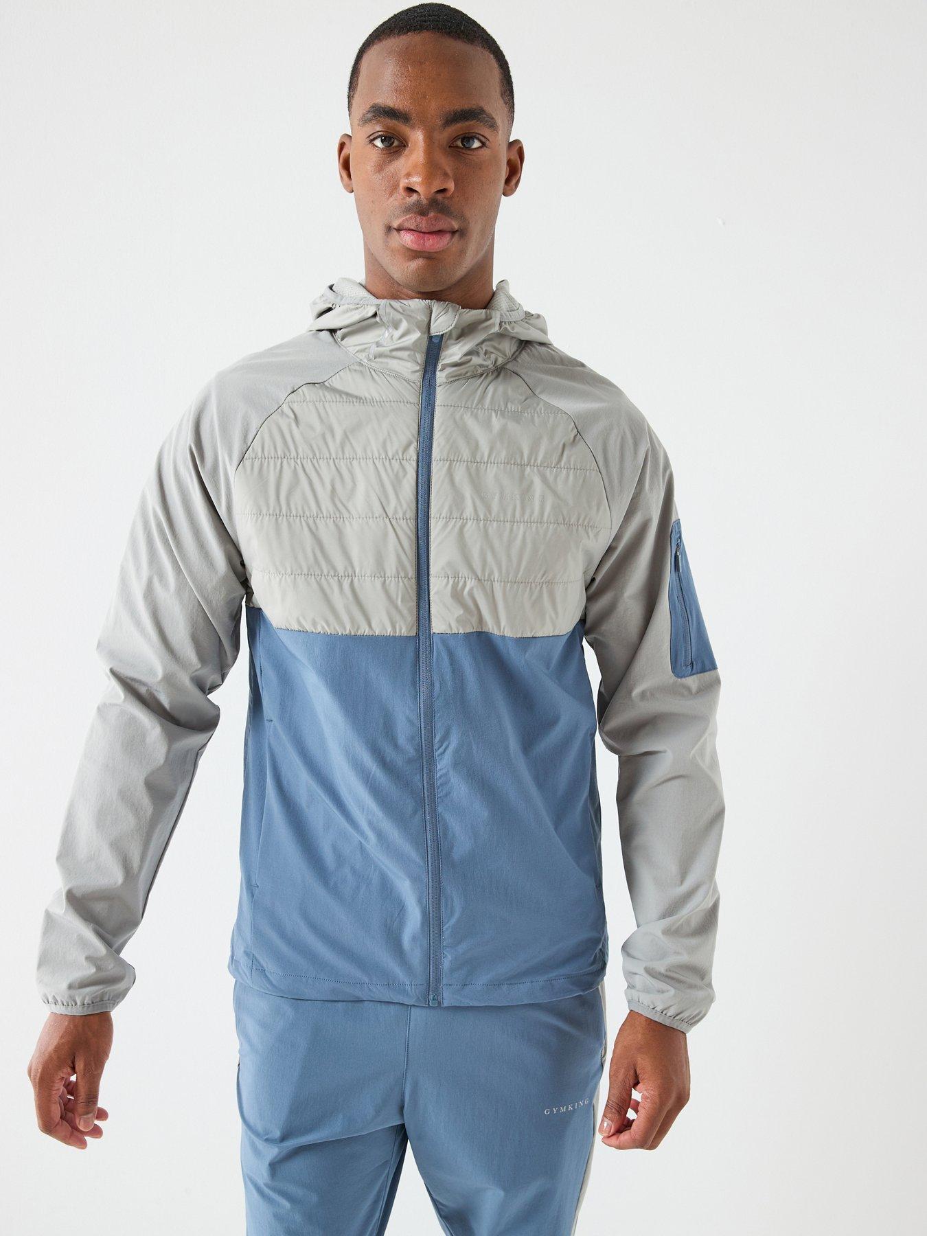 Gym King Mens Endurance Hybrid Jacket - Grey