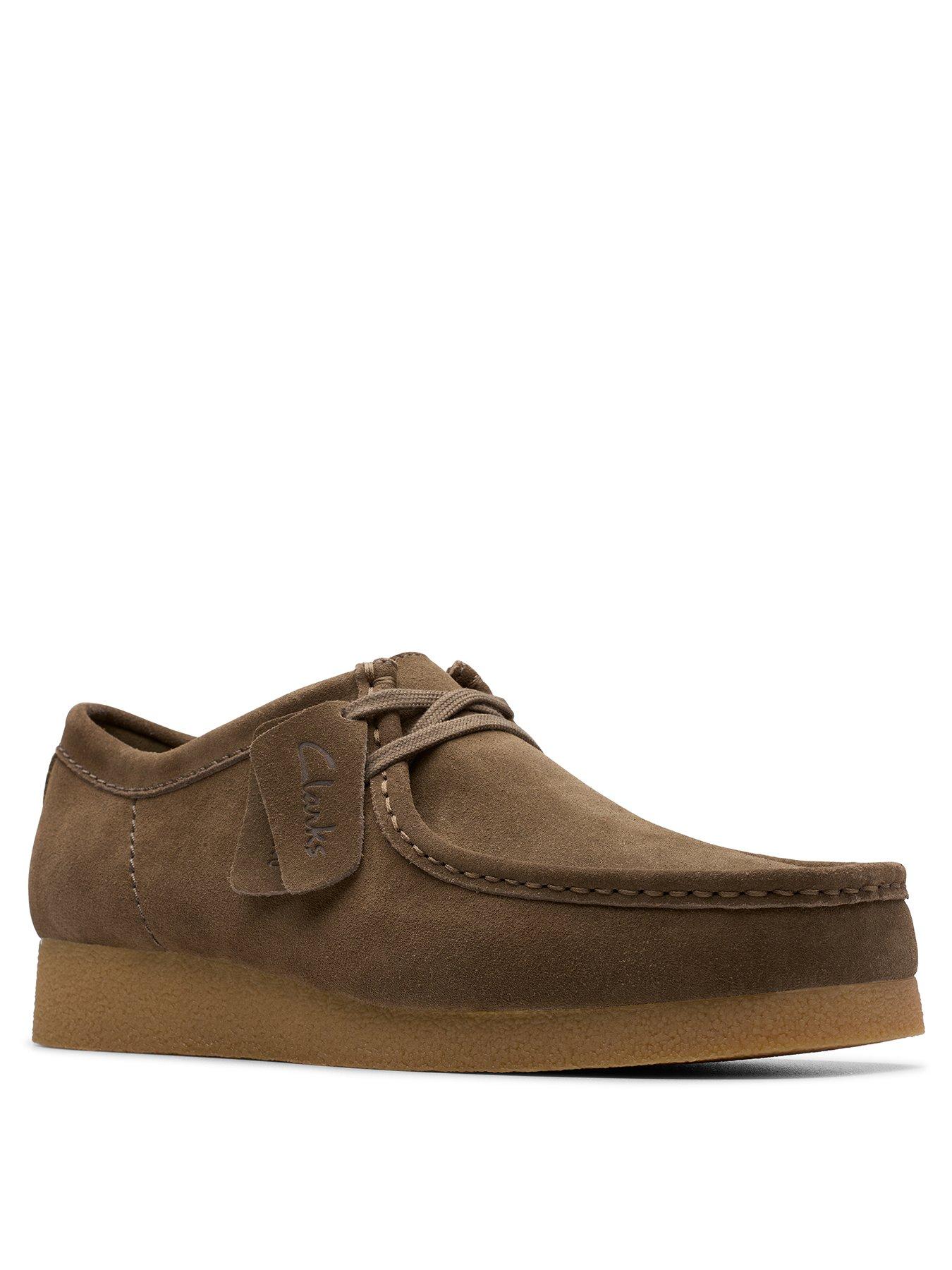 Clarks Wallabee Evo Suede Lace Up Shoes Brown Very
