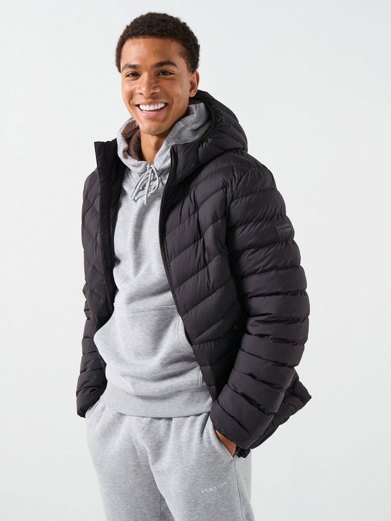 Gym King Mens Endurance Puffer Jacket - Black