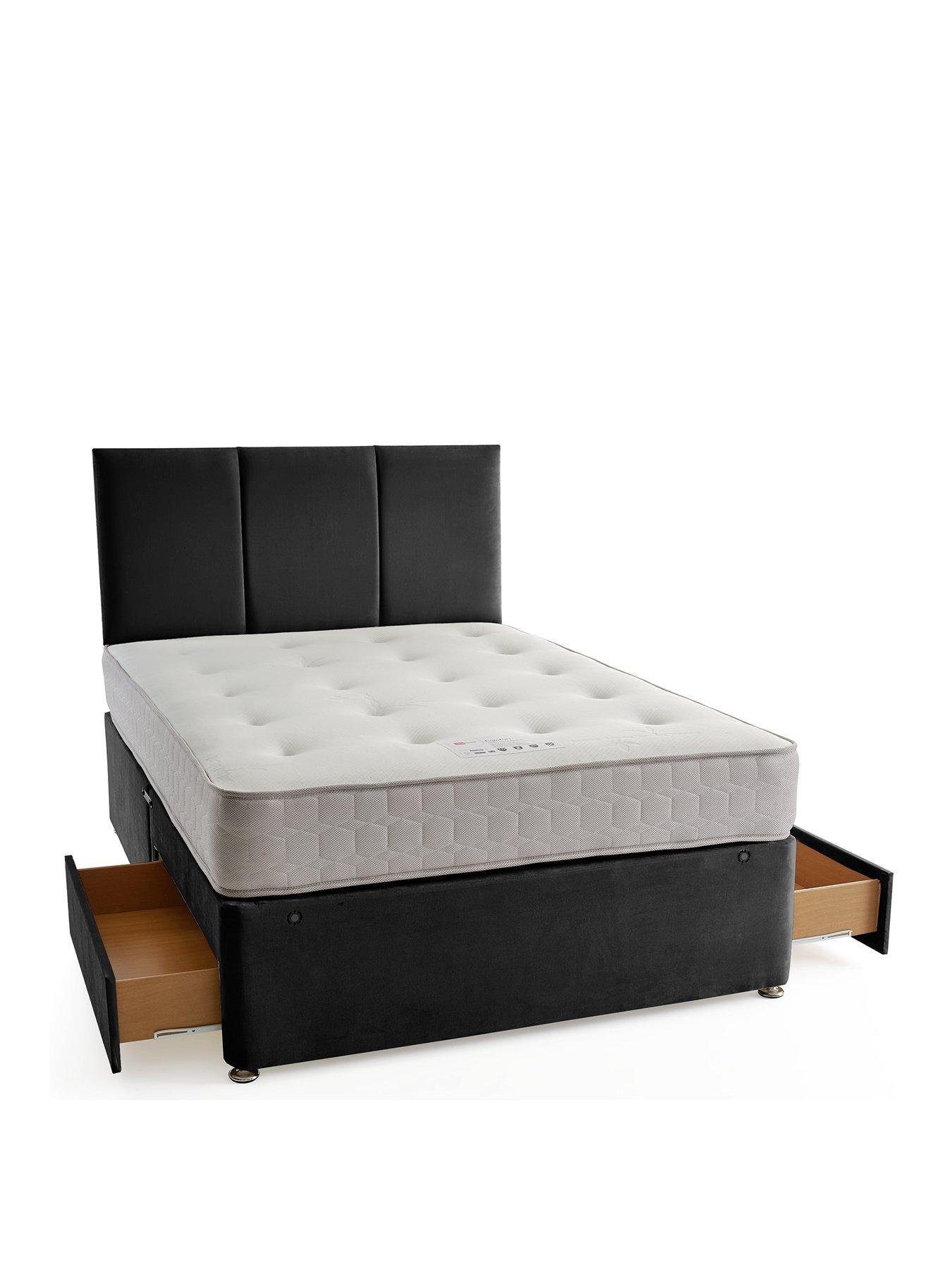 The Very Collection Sheridan Double Divan & Hb With 2 Drawers & Comfort ...