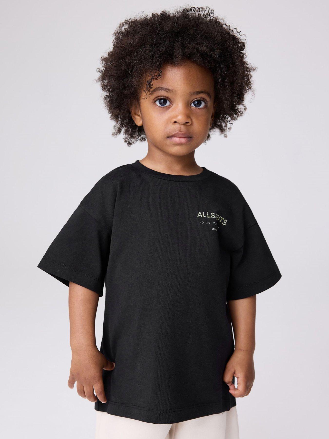 undefined Boys Underground Camo Print T-Shirt - Black