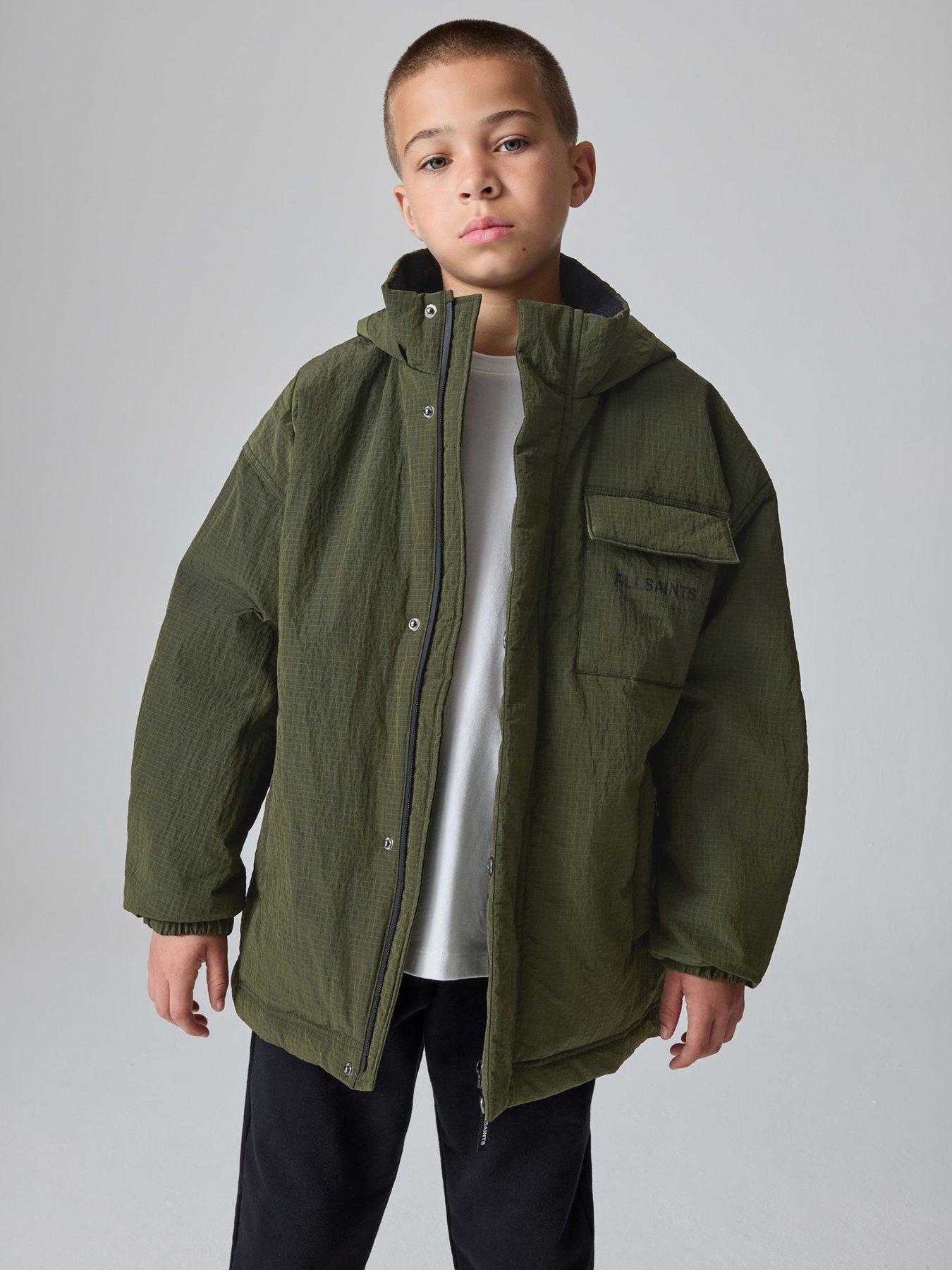 smALLSAINTS Boys Ripstop Mac Coat - Green