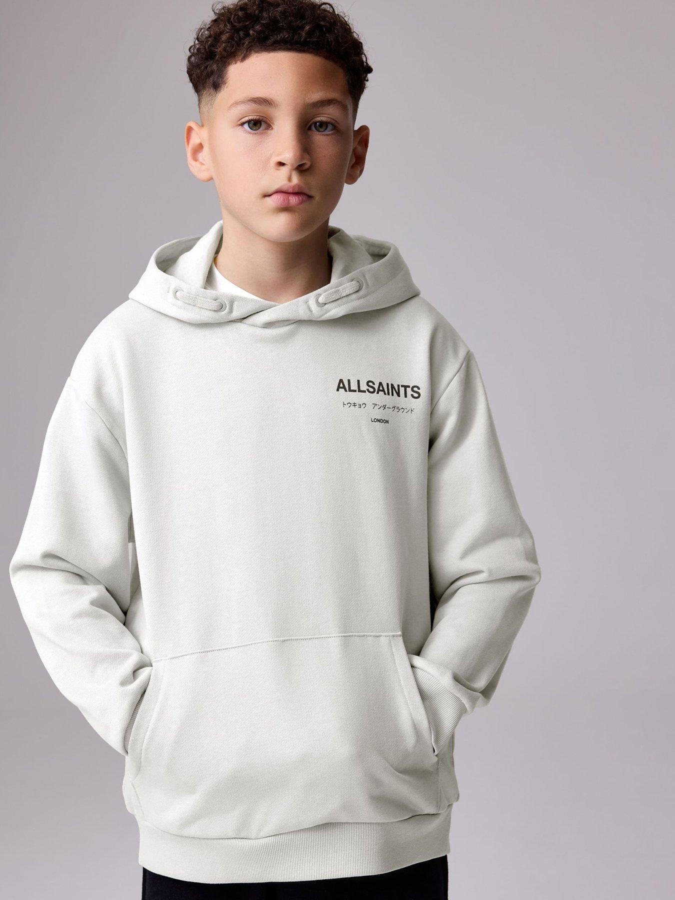 undefined Boys Underground Logo Hoodie - Grey