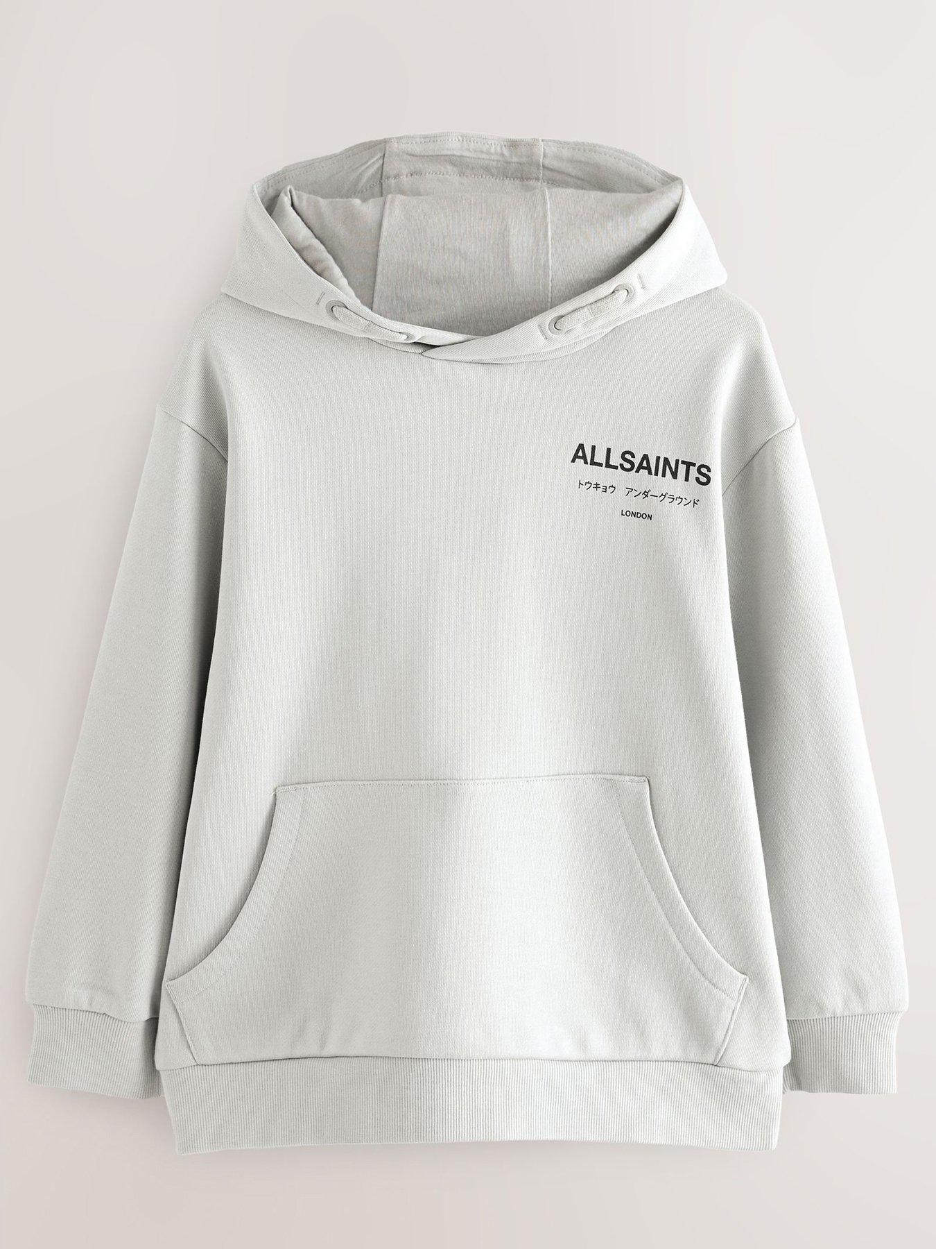 smALLSAINTS Boys Underground Logo Hoodie - Grey | Very
