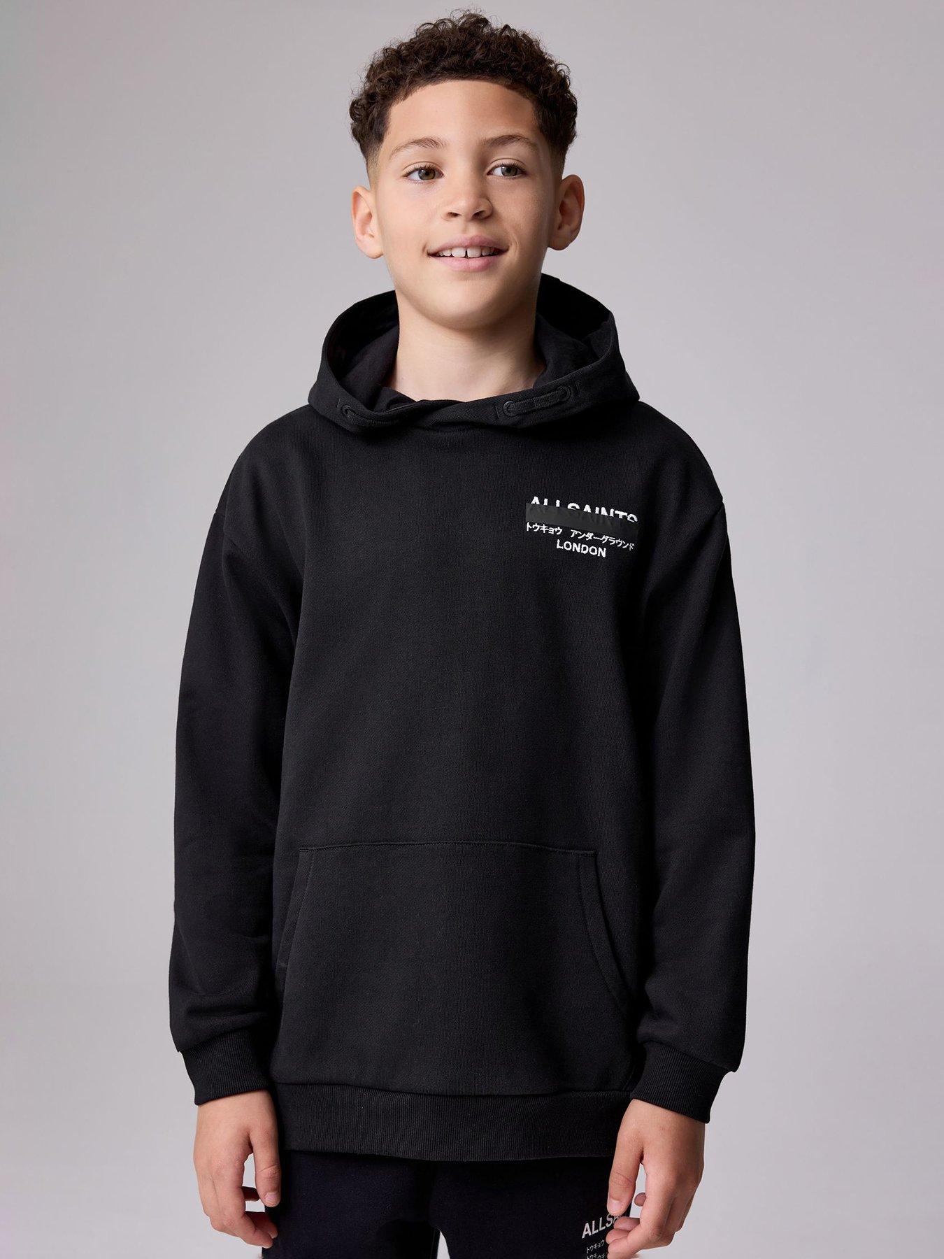 undefined Boys Underground Hoodie - Black