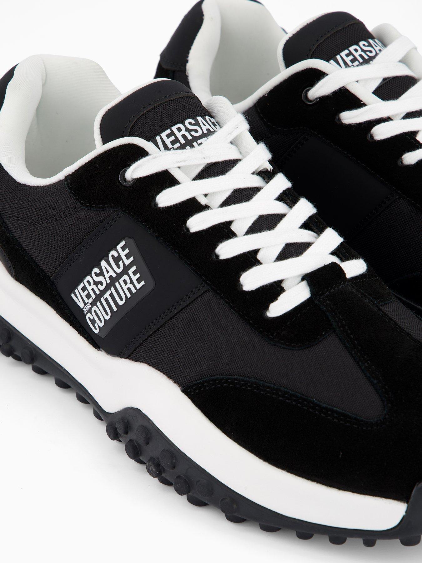 Versace Jeans Couture Hyber Logo Runner Trainers Black Very