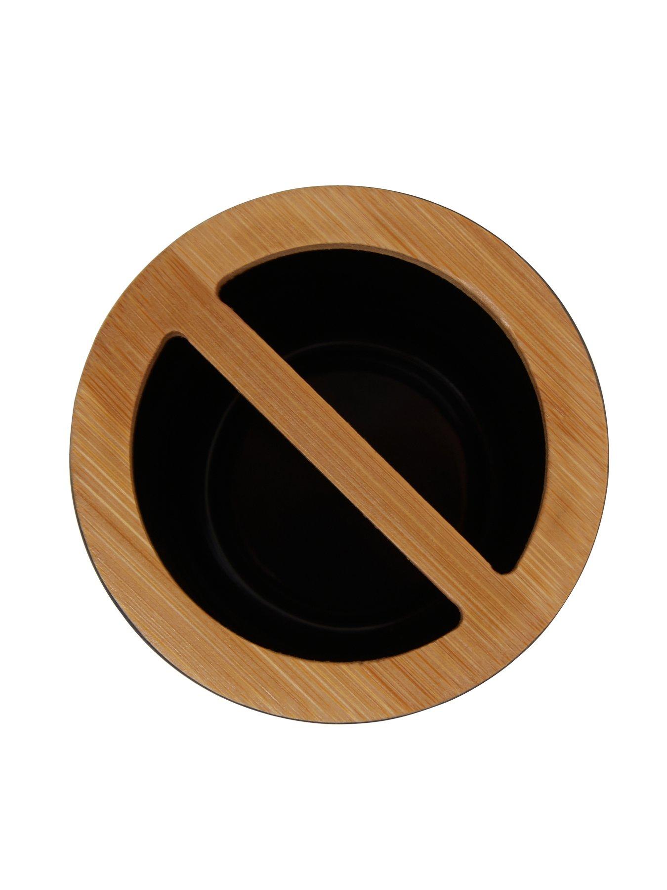 Image 3 of 3 of Interiors By Premier Canyon Black Toothbrush Holder