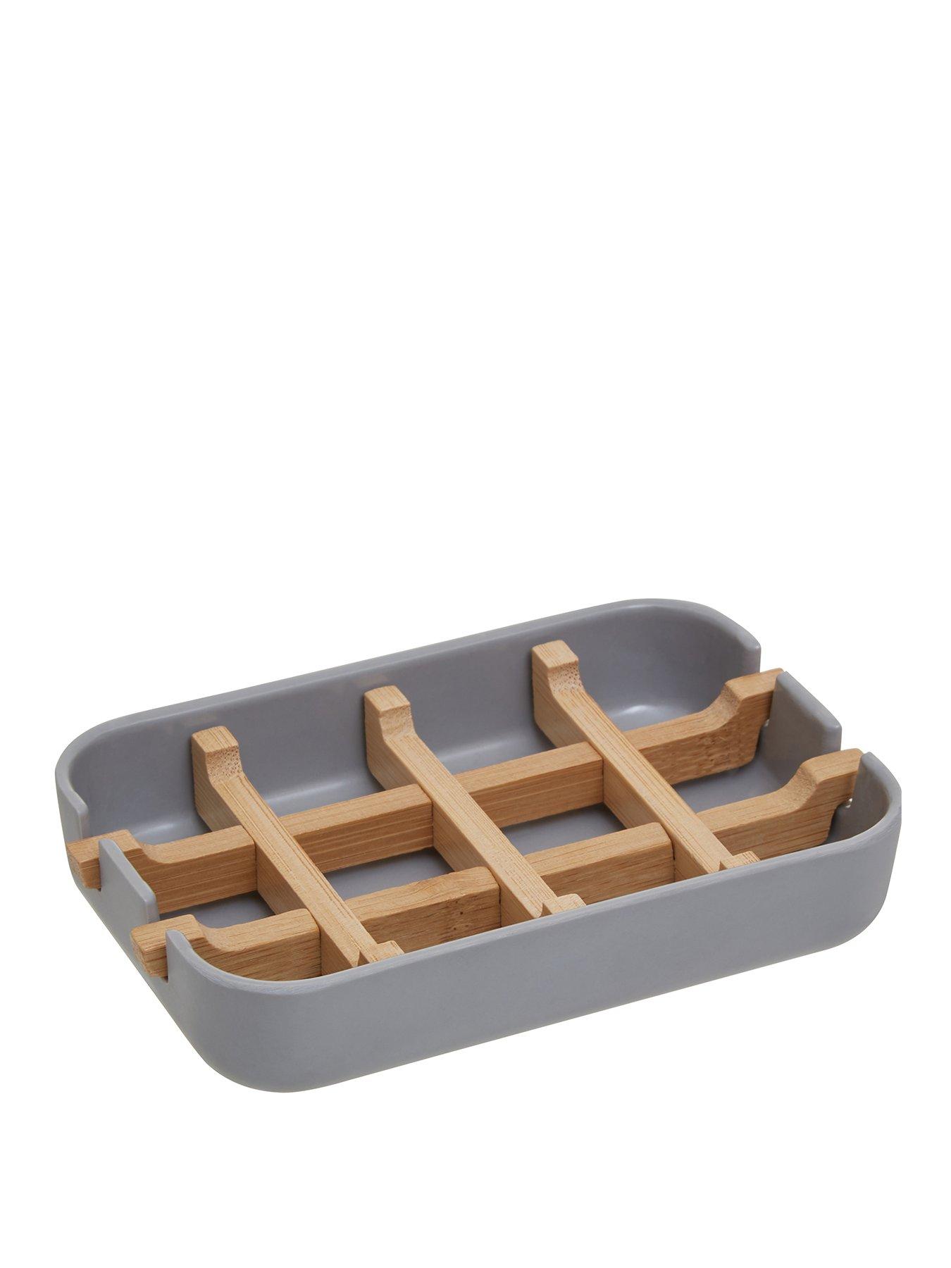 Interiors By Premier Canyon Grey Soap Dish