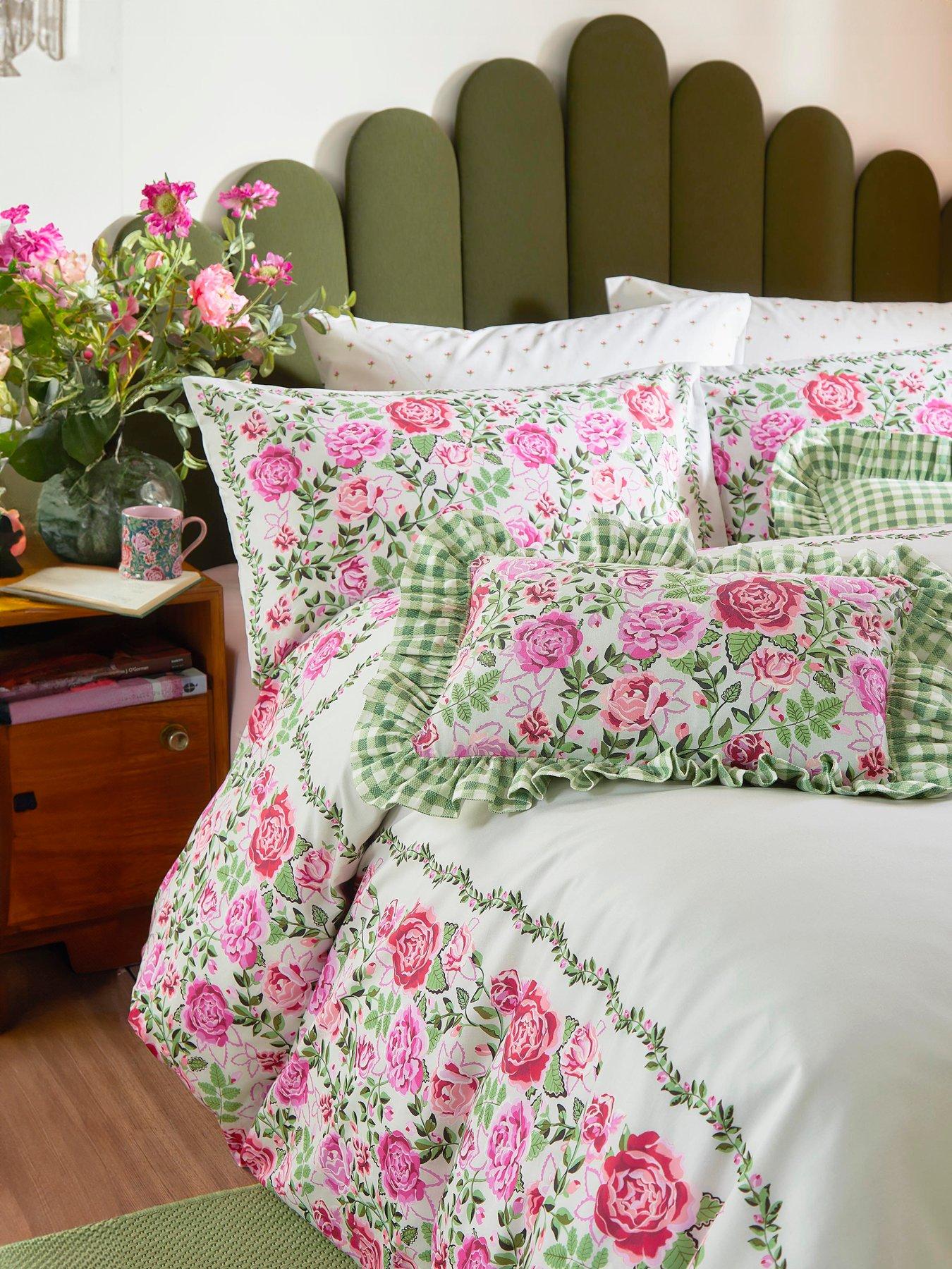 Cath Kidston Dolly Rose Filled Cushion 30cmx50cm