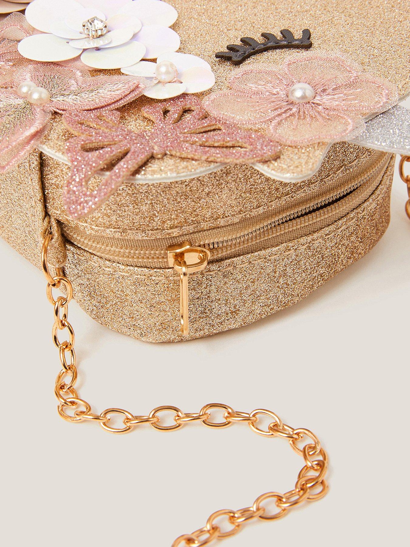 Image 4 of 4 of Monsoon Girls Ella Sequin Unicorn Bag - Multi