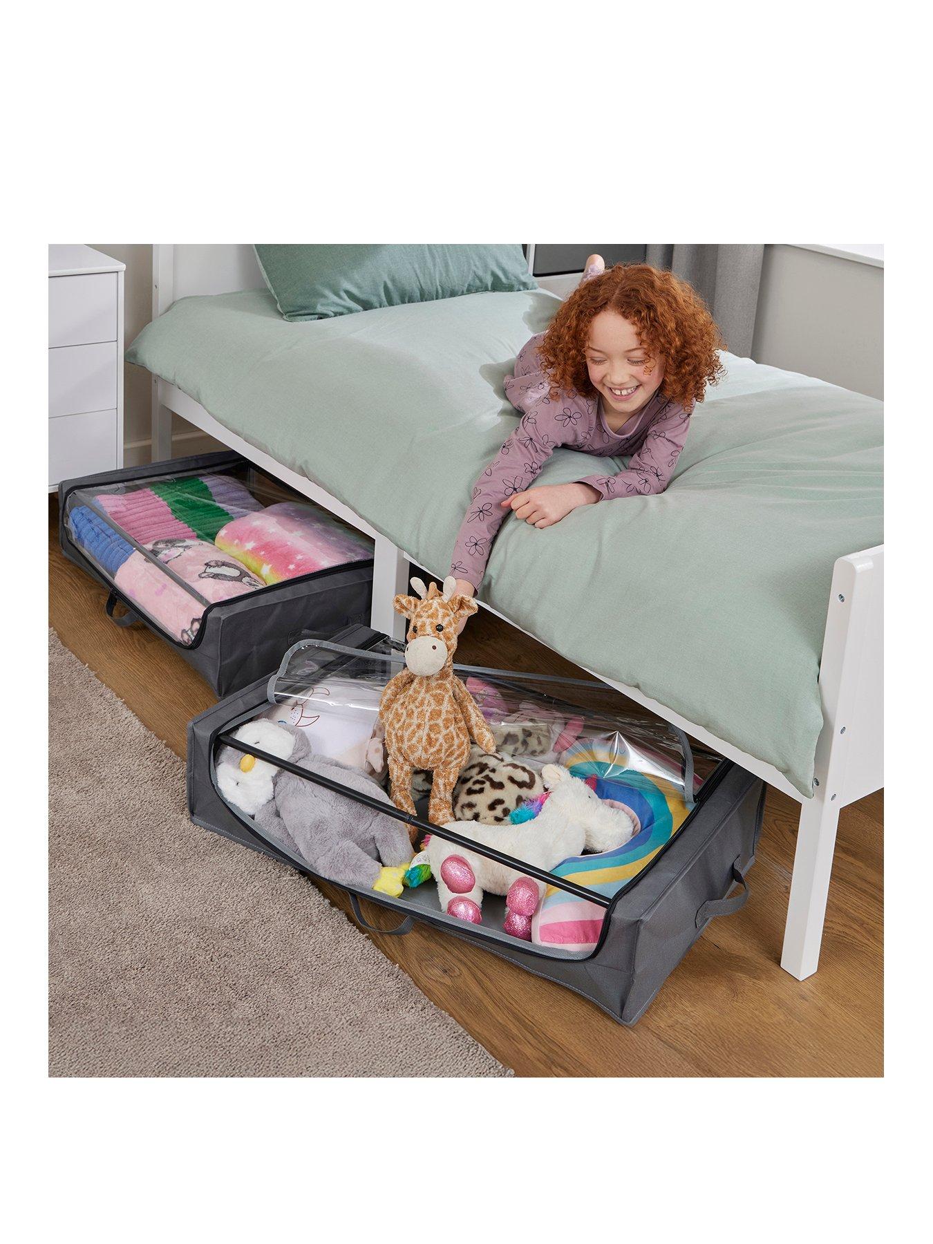 Image 2 of 7 of Liberty House Underbed Storage Cart With Wheels (pack Of 2)